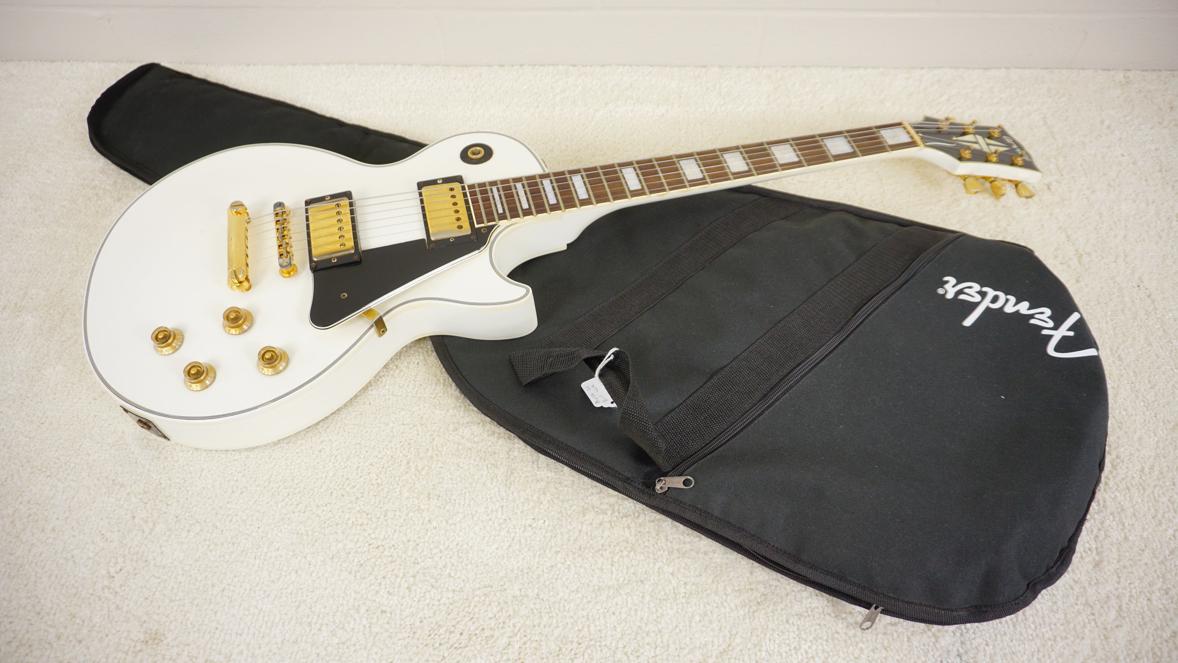 Orville Les Paul Custom White Electric Guitar 1994 MIJ Japan