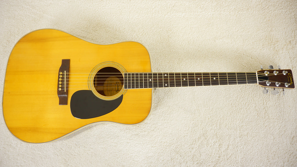 K. Country D-200 MIJ Dreadnought Acoustic Guitar w/ Hard Case Vintage Japan