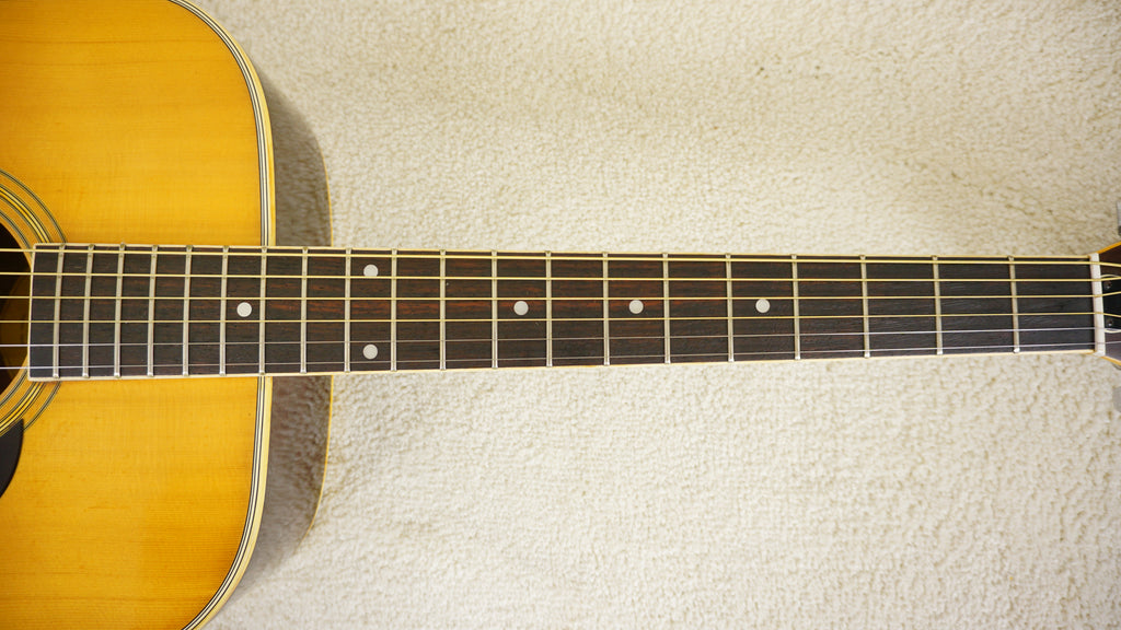 K. Country D-200 MIJ Dreadnought Acoustic Guitar w/ Hard Case Vintage Japan