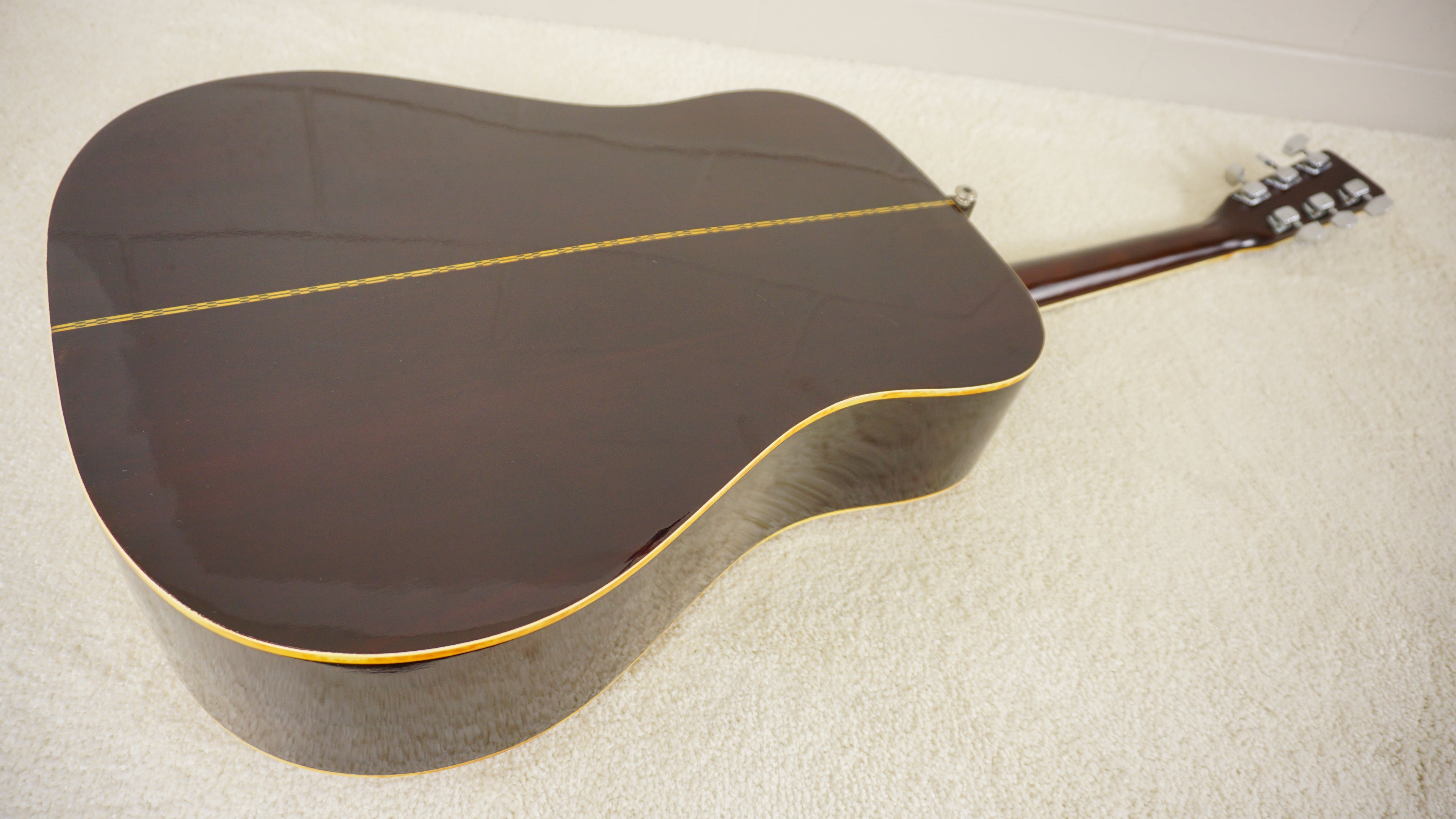 K. Country D-200 MIJ Dreadnought Acoustic Guitar w/ Hard Case Vintage Japan