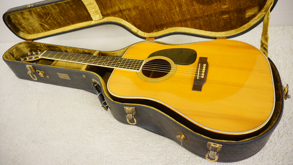 K. Country D-200 MIJ Dreadnought Acoustic Guitar w/ Hard Case Vintage Japan
