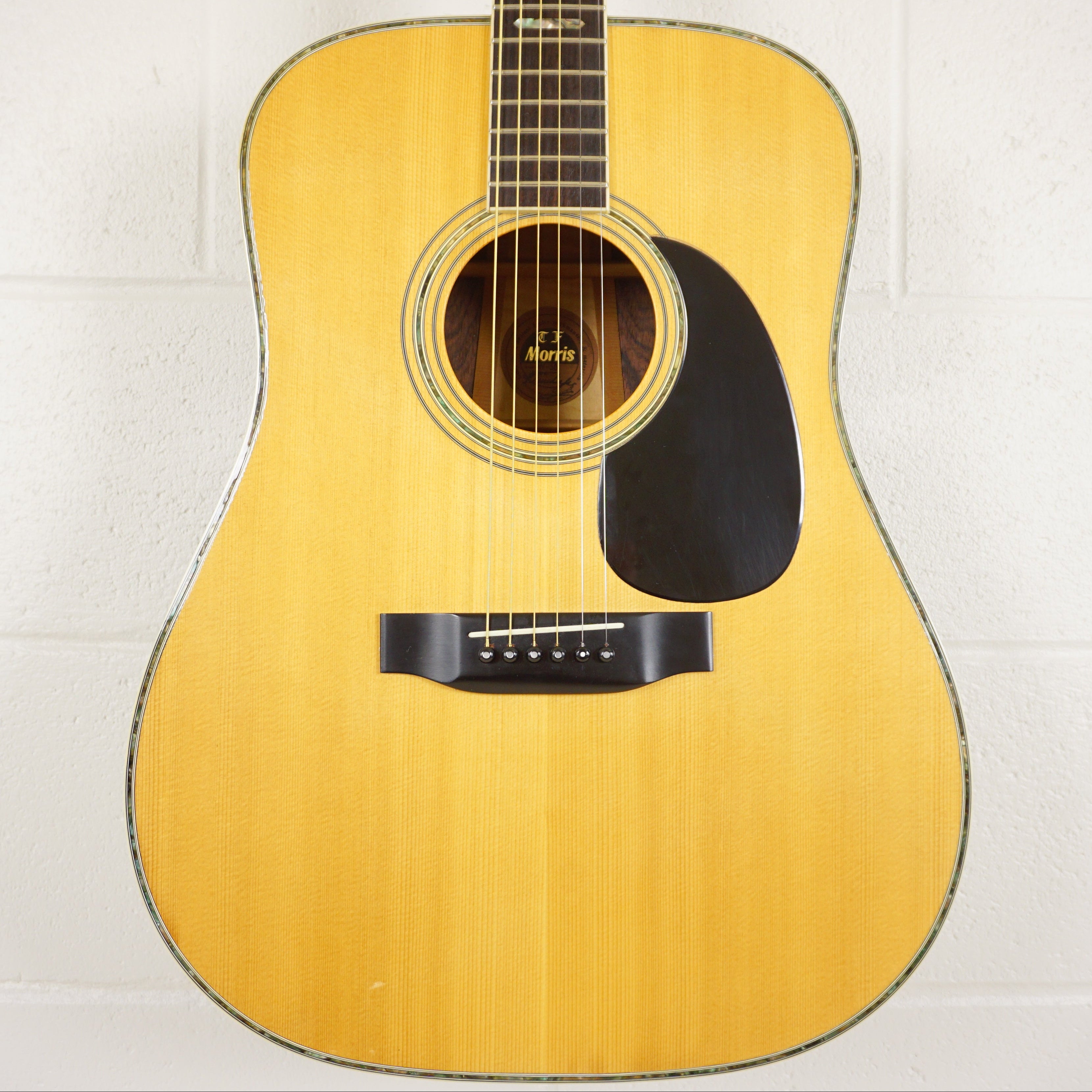 Morris W-50 MIJ Dreadnought Acoustic Guitar w/ Hard Case