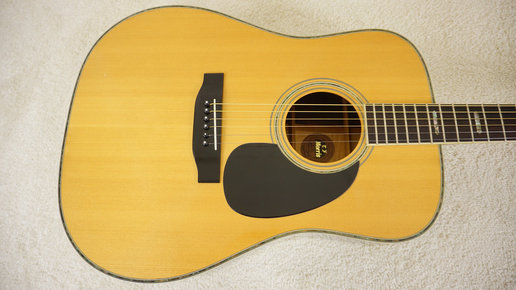 Morris W-50 MIJ Dreadnought Acoustic Guitar w/ Hard Case