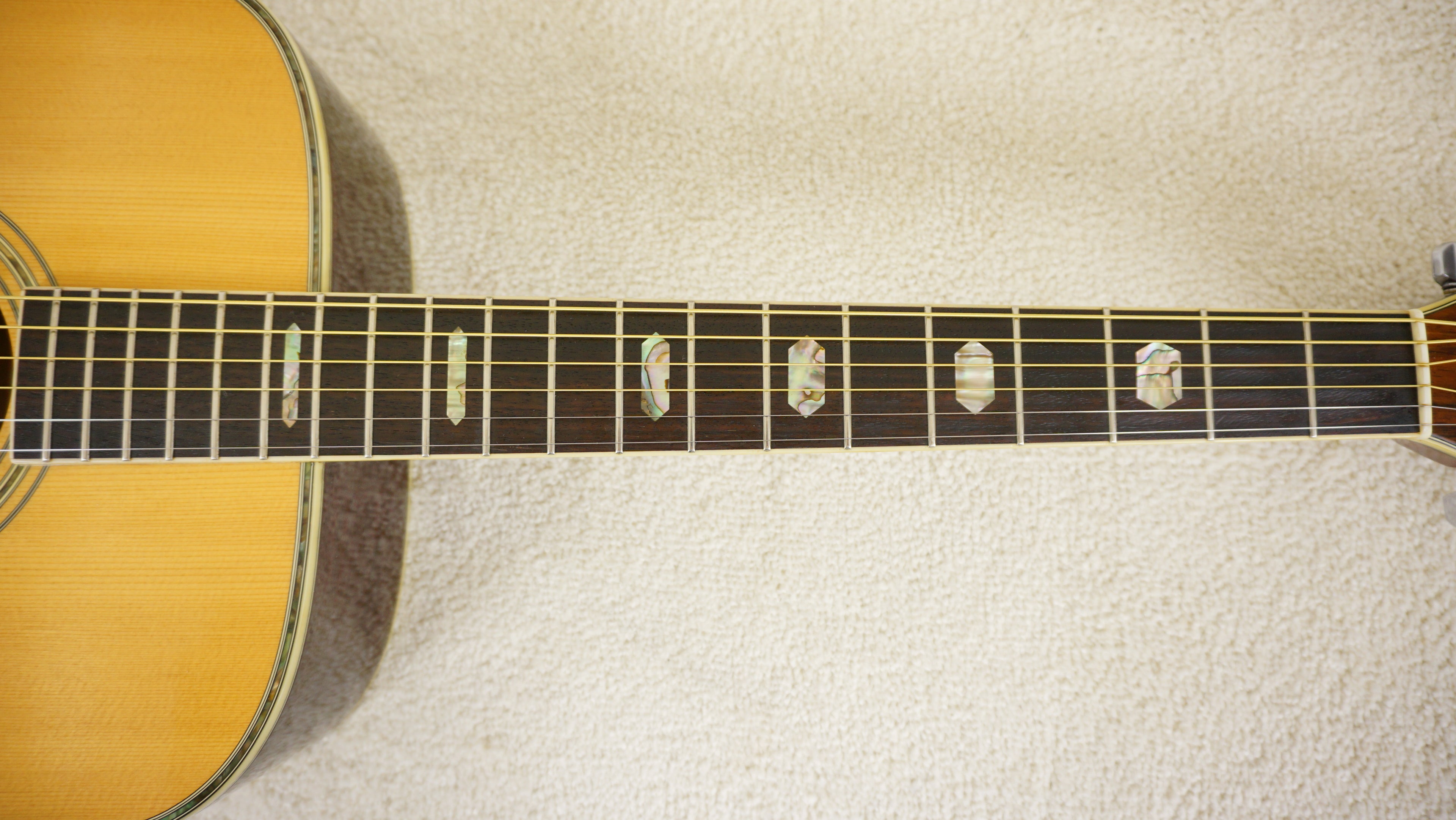 Morris W-50 MIJ Dreadnought Acoustic Guitar w/ Hard Case