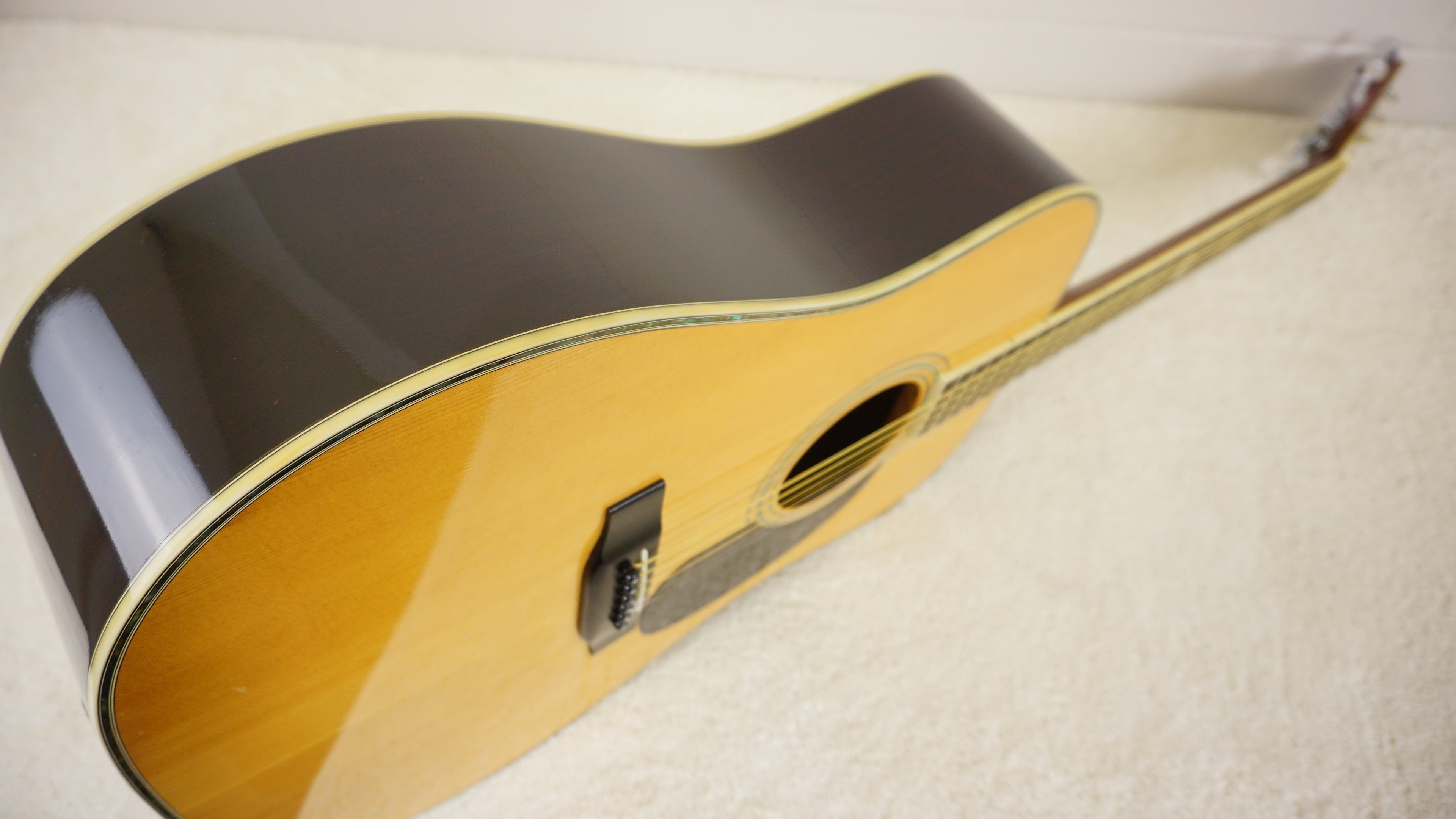 Morris W-50 MIJ Dreadnought Acoustic Guitar w/ Hard Case