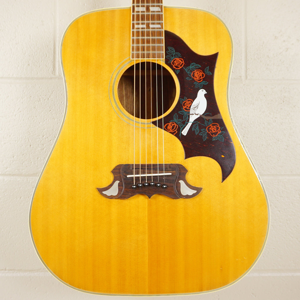 Tomson Hummingbird Custom MIJ Acoustic Guitar w/ Hard Case