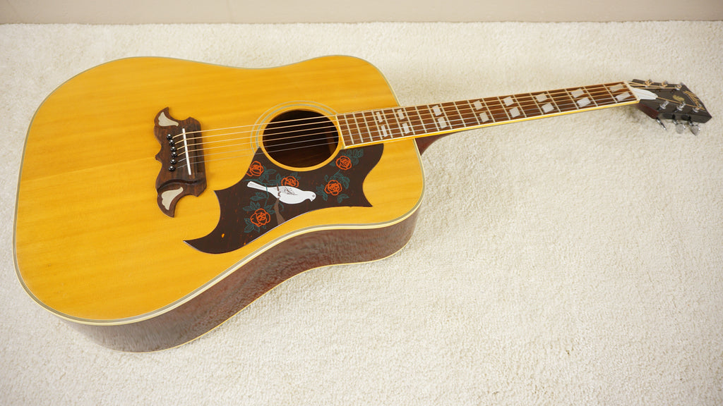 Tomson Hummingbird Custom MIJ Acoustic Guitar w/ Hard Case