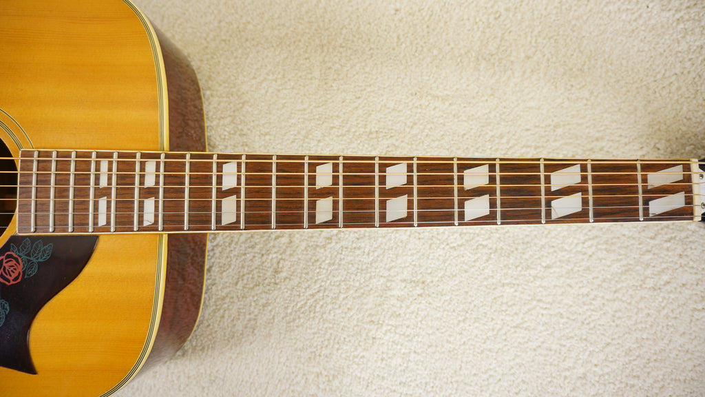 Tomson Hummingbird Custom MIJ Acoustic Guitar w/ Hard Case