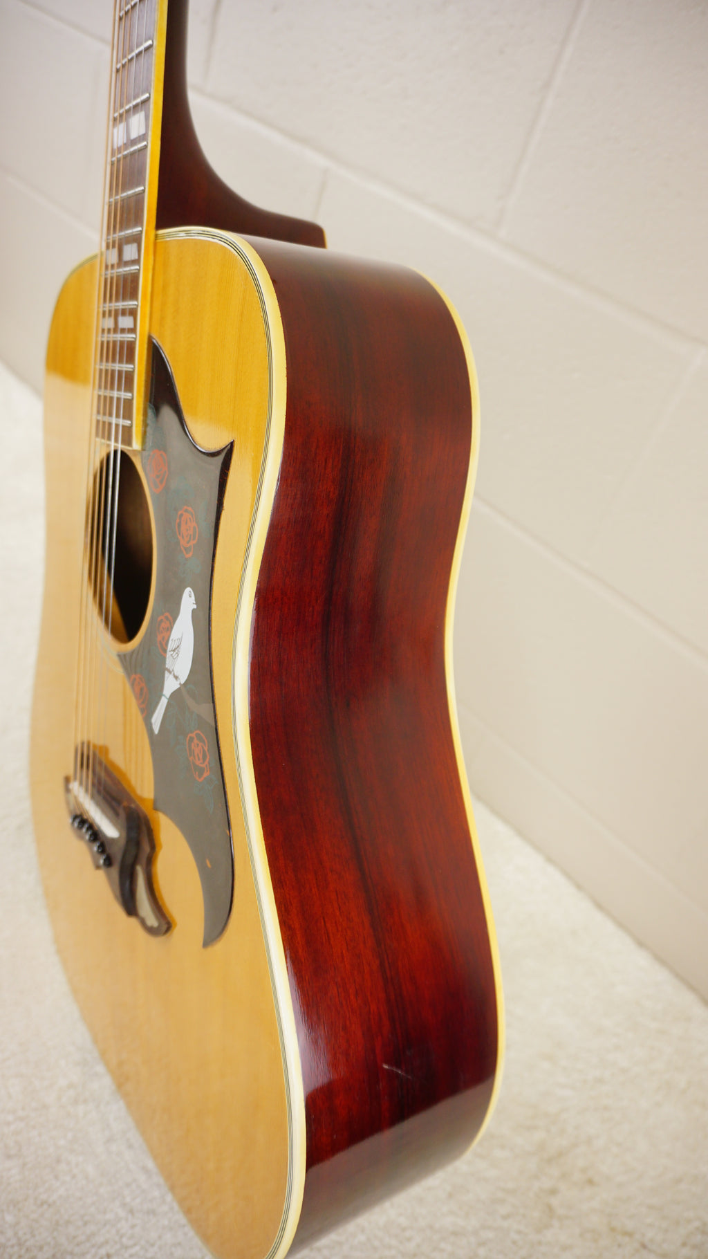 Tomson Hummingbird Custom MIJ Acoustic Guitar w/ Hard Case