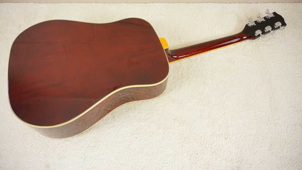 Tomson Hummingbird Custom MIJ Acoustic Guitar w/ Hard Case