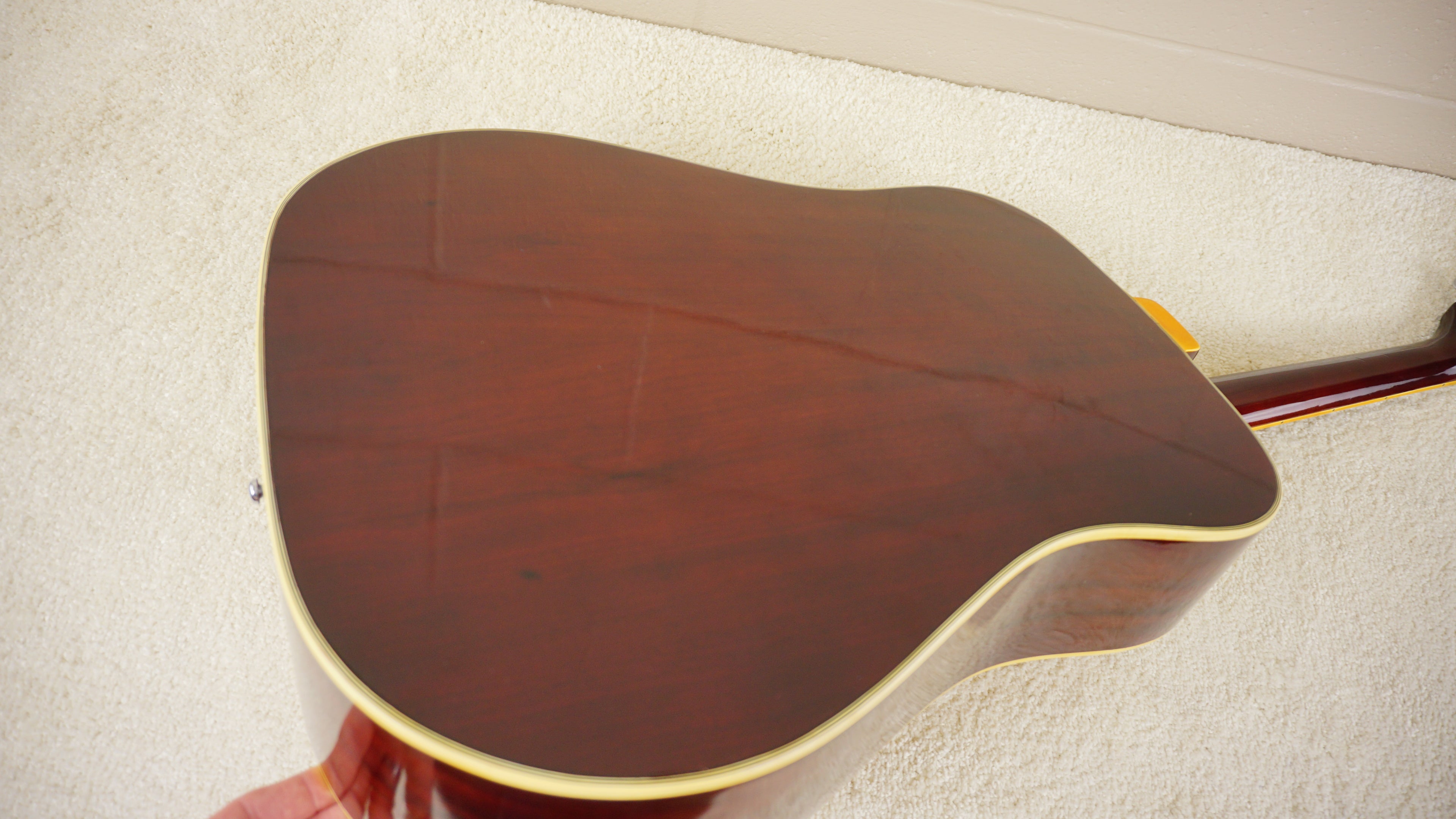 Tomson Hummingbird Custom MIJ Acoustic Guitar w/ Hard Case