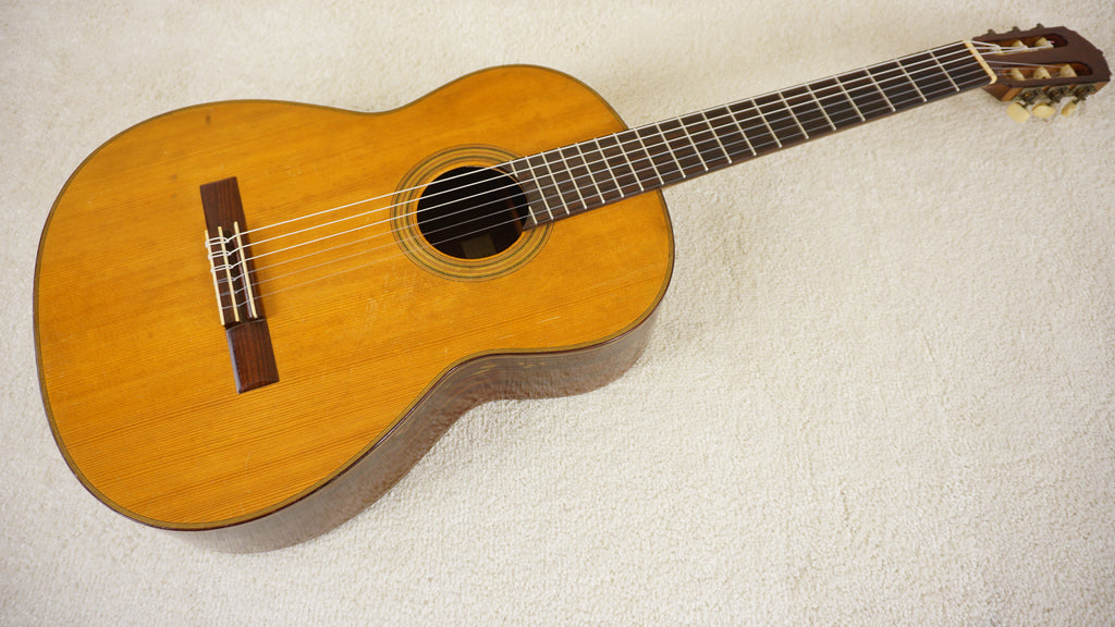 1959 Masaru Kono No. 1202 Classical Guitar Brazilian Rosewood Japan