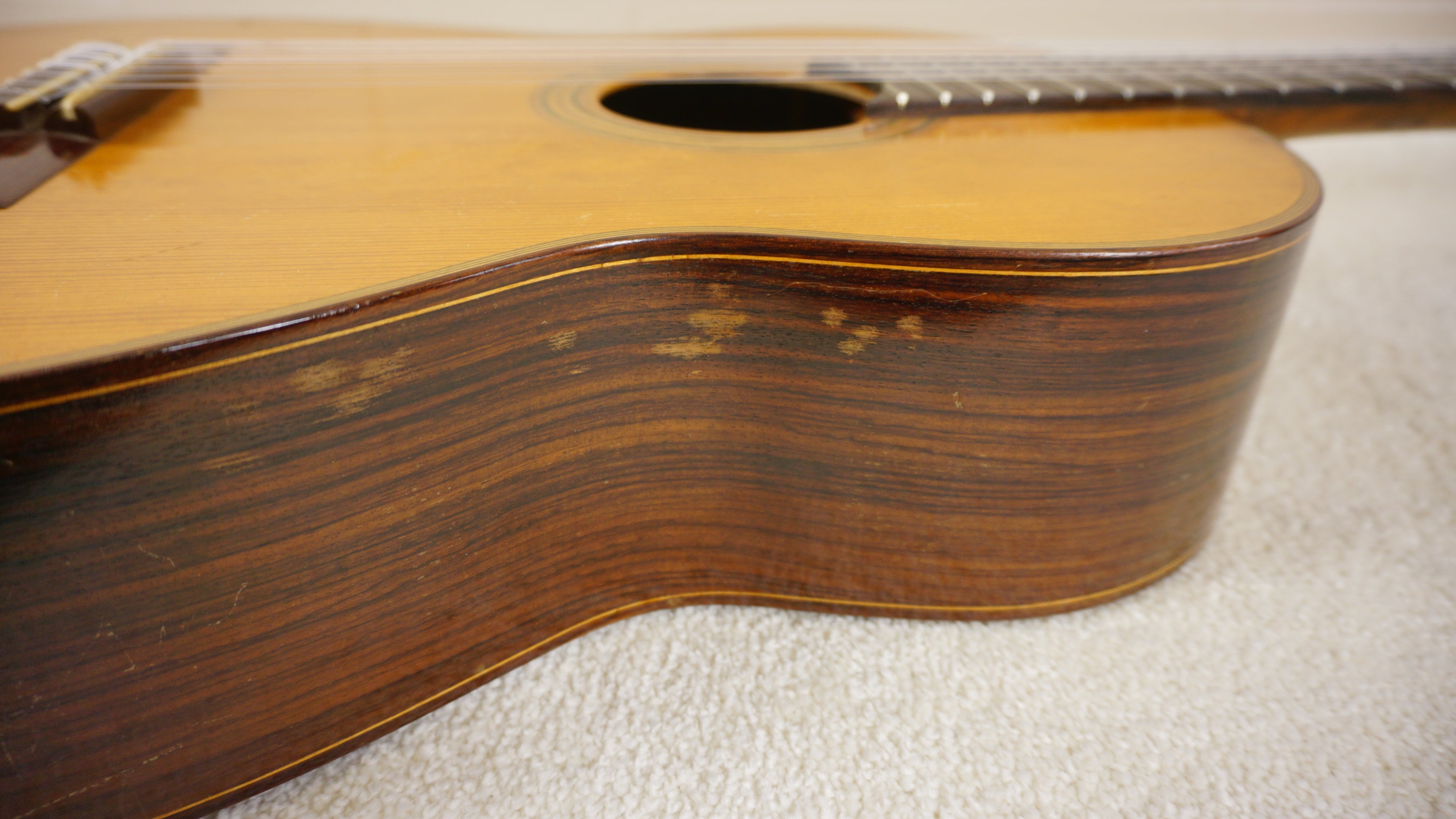 1959 Masaru Kono No. 1202 Classical Guitar Brazilian Rosewood Japan