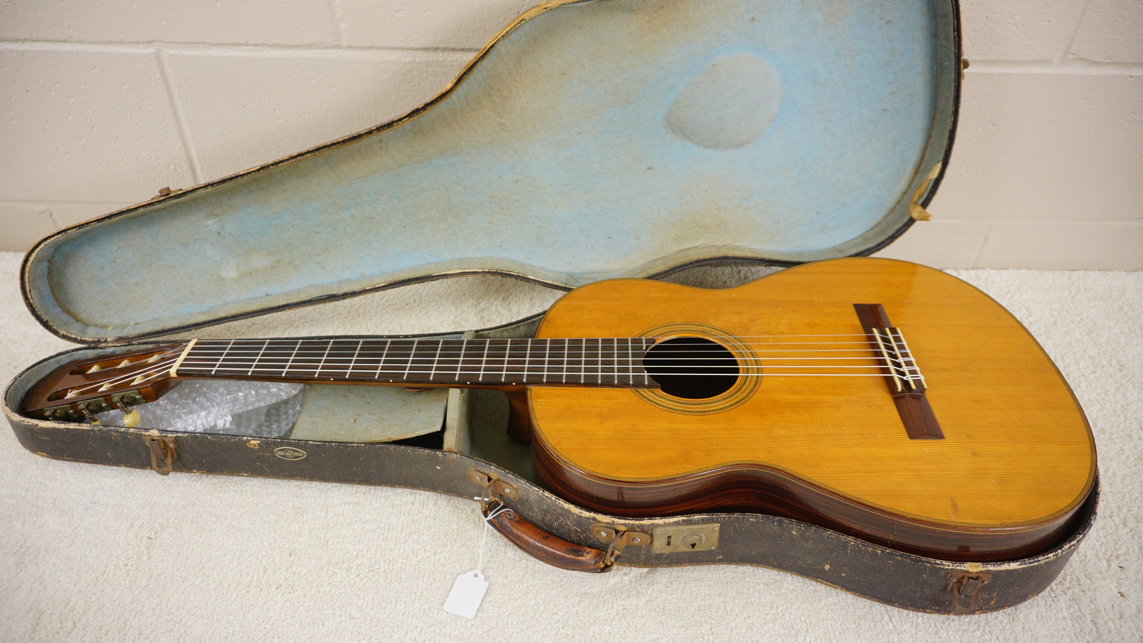 1959 Masaru Kono No. 1202 Classical Guitar Brazilian Rosewood Japan