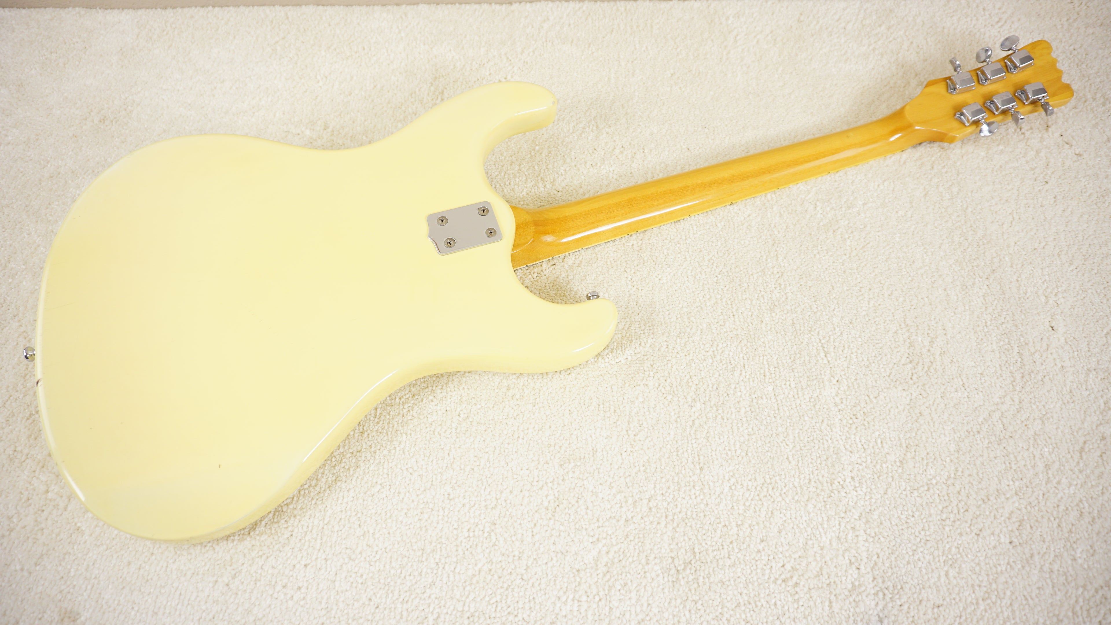 Mosrite Firstman Avenger White w/ Vibrato Vintage Electric Guitar Japan