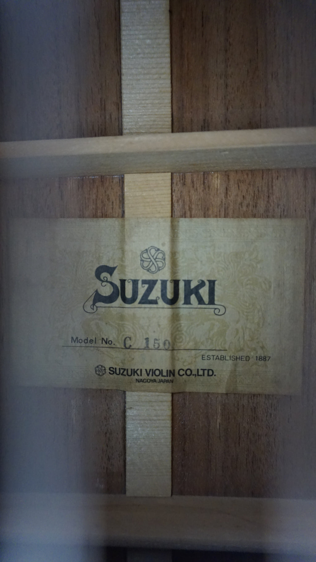 Suzuki C-150 Classical Guitar MIJ Japan w/ Hard Case