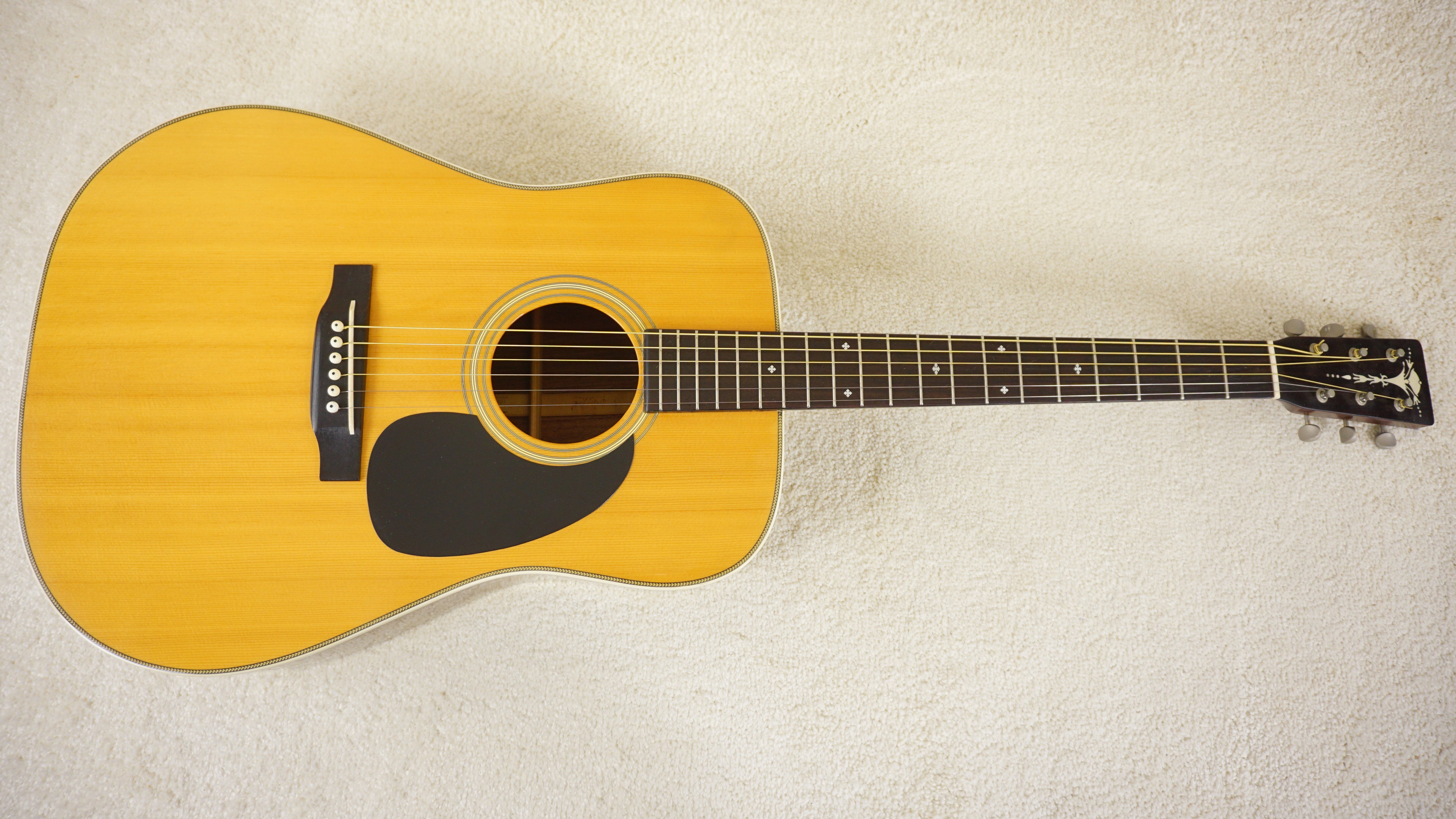 Stafford SF-600 Dreadnought Acoustic Guitar MIJ Natural