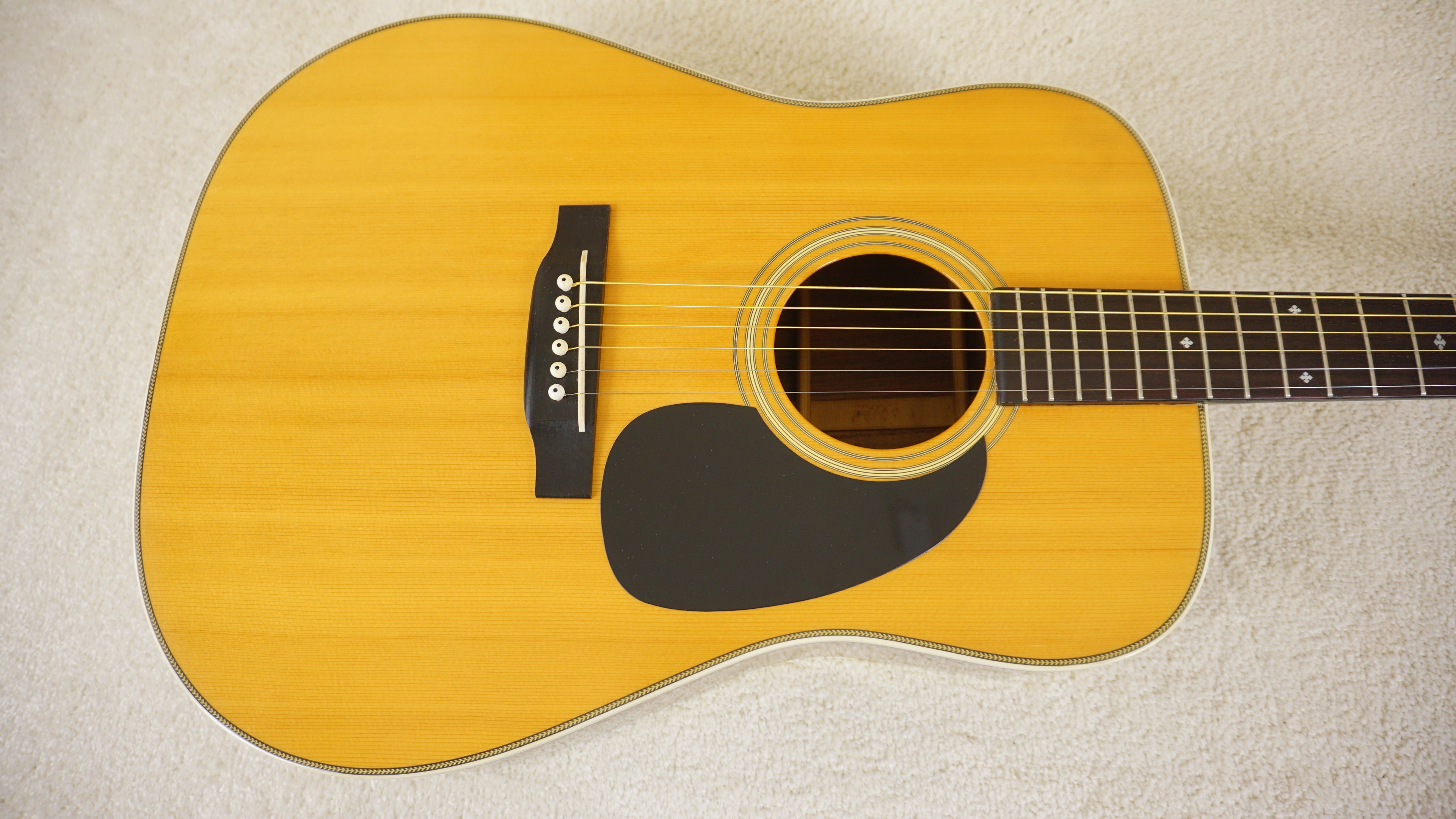 Stafford SF-600 Dreadnought Acoustic Guitar MIJ Natural