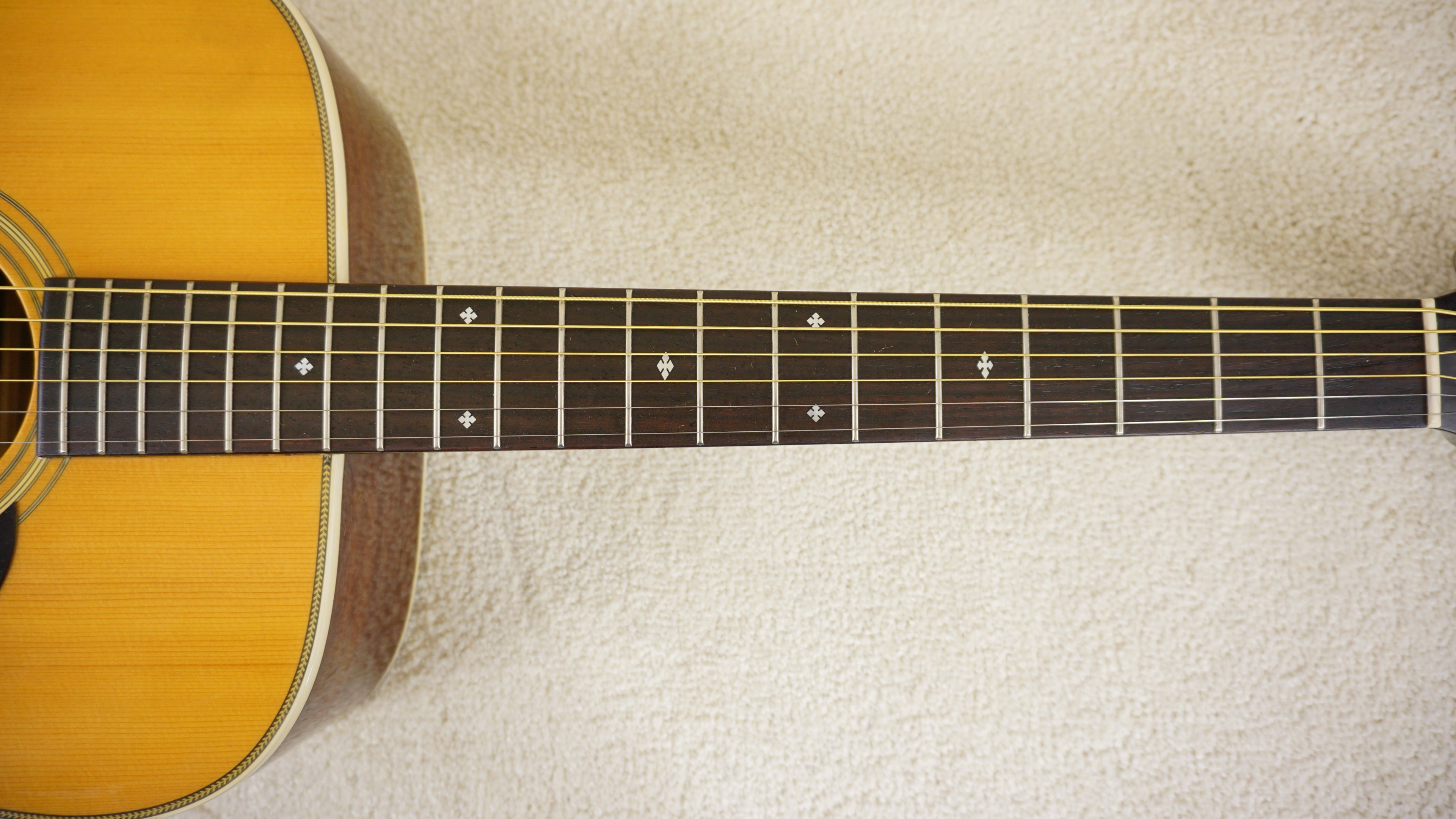 Stafford SF-600 Dreadnought Acoustic Guitar MIJ Natural