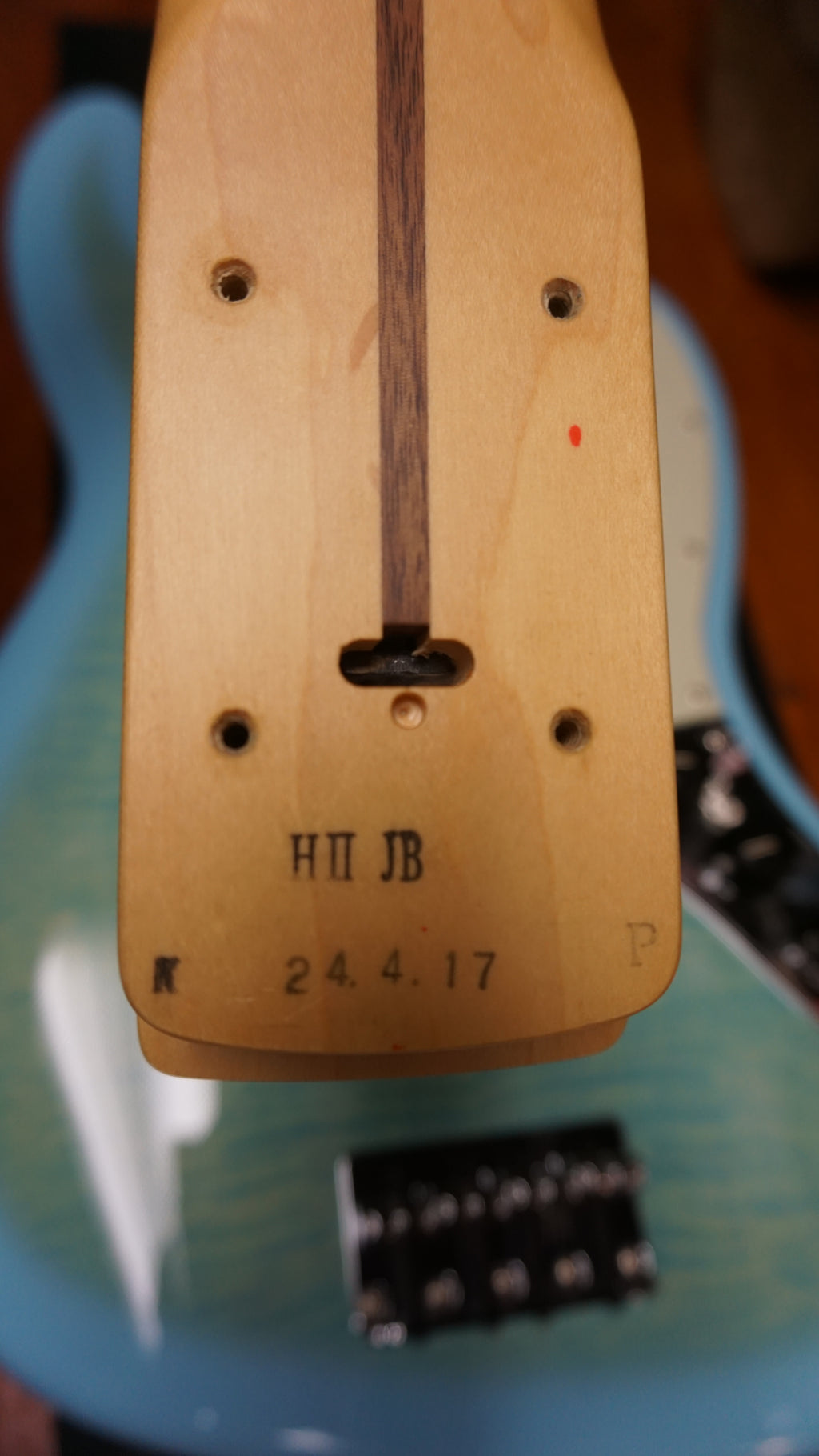 2024 Fender Japan Hybrid II Jazz Bass FMT Flame Celeste Blue Limited Edition