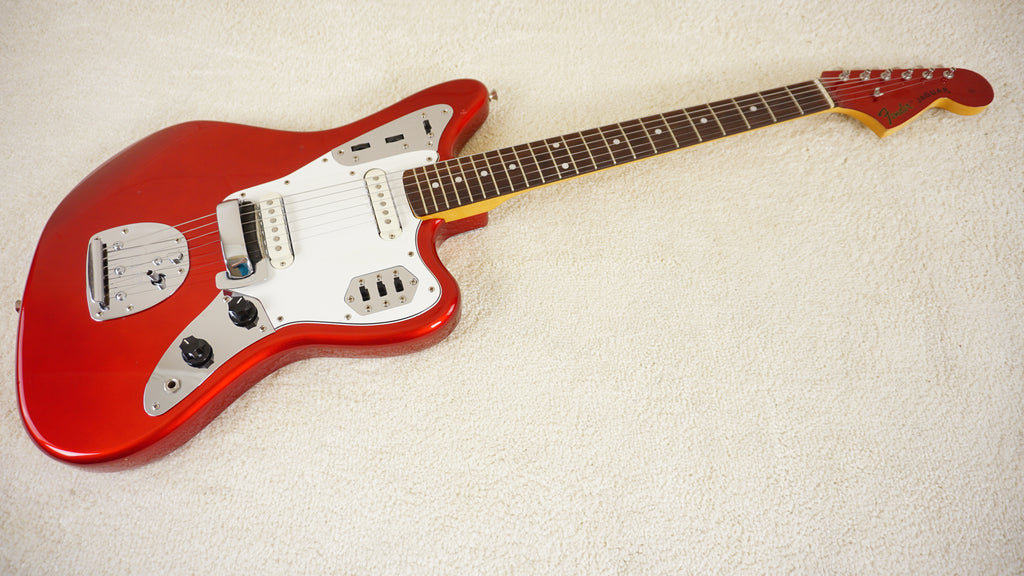 93-94 Fender Japan JG66-85 '62 Vintage Reissue Jaguar Candy Apple Red MIJ