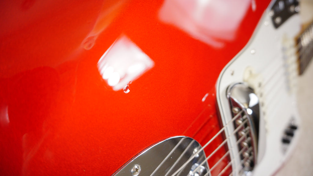 93-94 Fender Japan JG66-85 '62 Vintage Reissue Jaguar Candy Apple Red MIJ