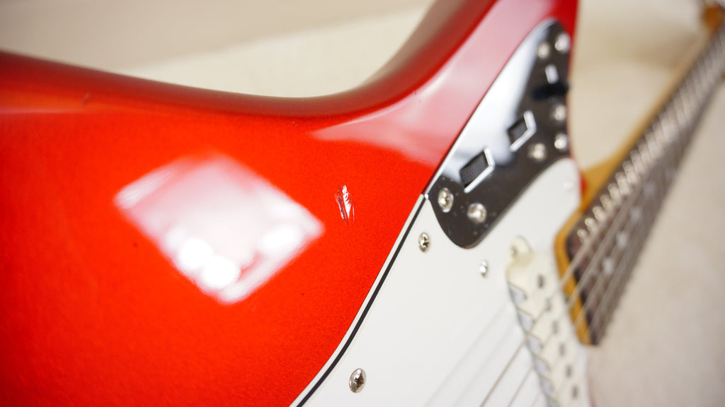 93-94 Fender Japan JG66-85 '62 Vintage Reissue Jaguar Candy Apple Red MIJ