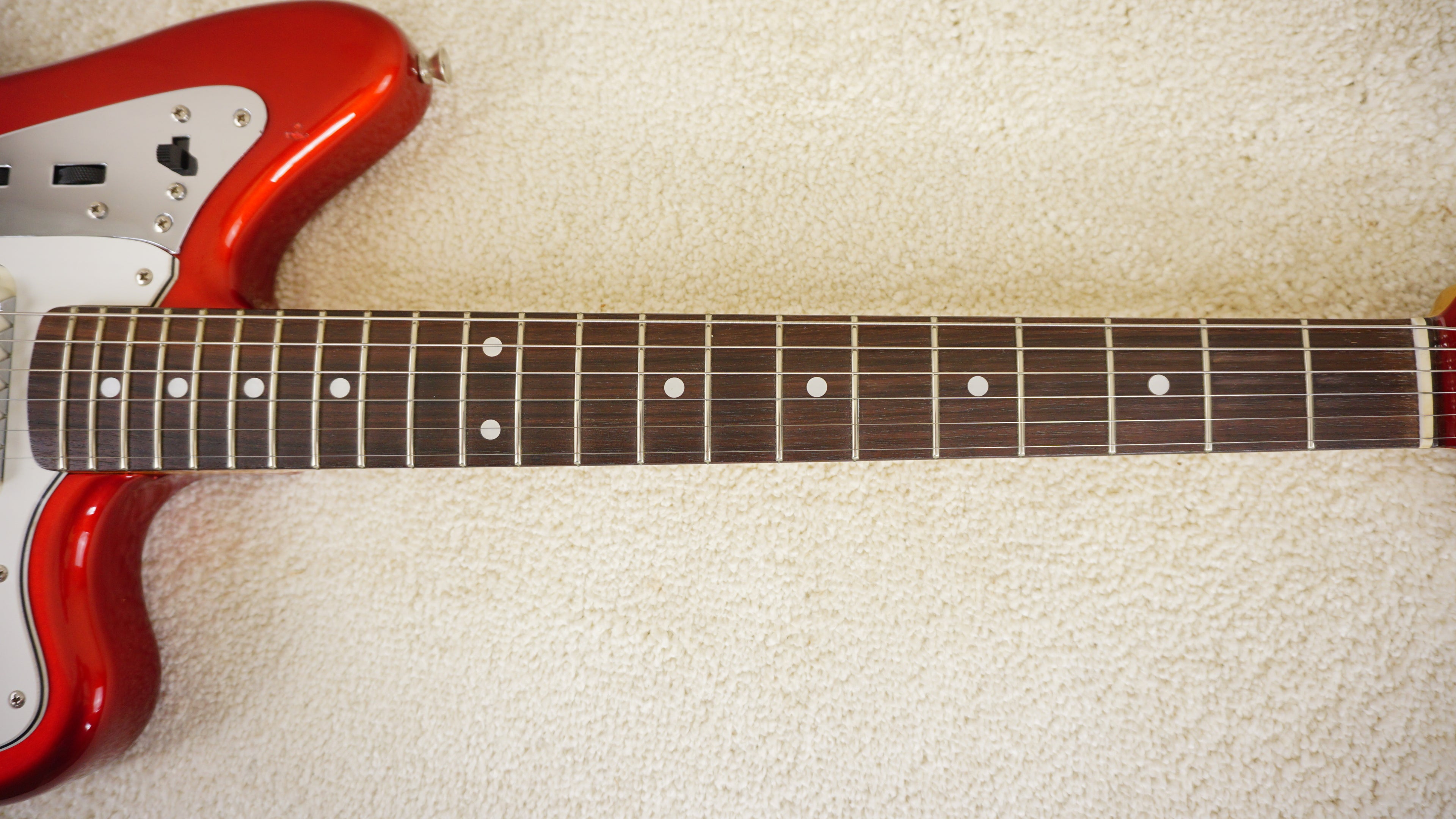 93-94 Fender Japan JG66-85 '62 Vintage Reissue Jaguar Candy Apple Red MIJ