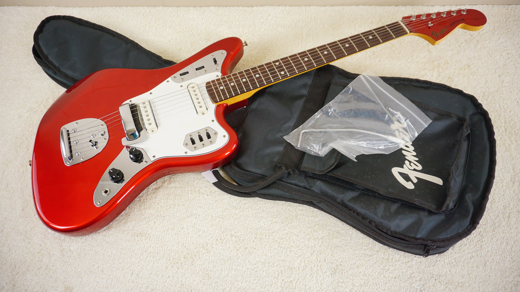 93-94 Fender Japan JG66-85 '62 Vintage Reissue Jaguar Candy Apple Red MIJ