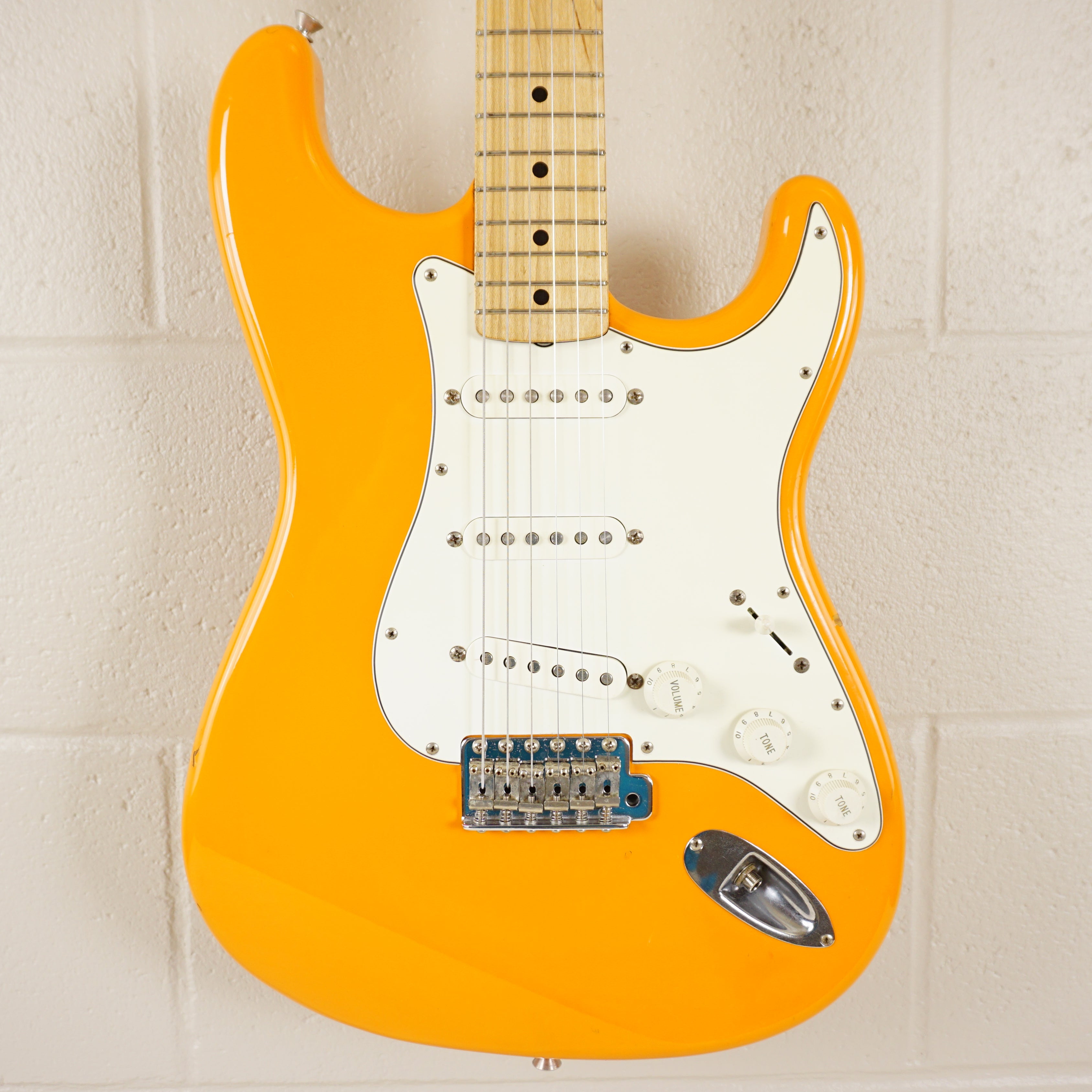 Fender Japan Stratocaster Orange - Maple Neck - 1997 - 2000