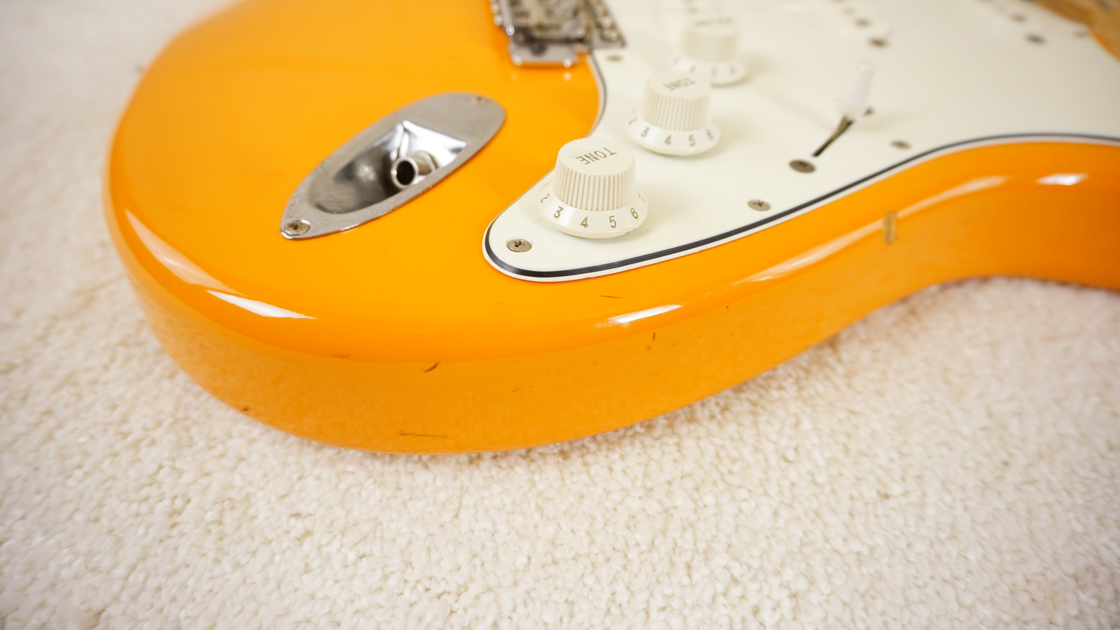 Fender Japan Stratocaster Orange - Maple Neck - 1997 - 2000