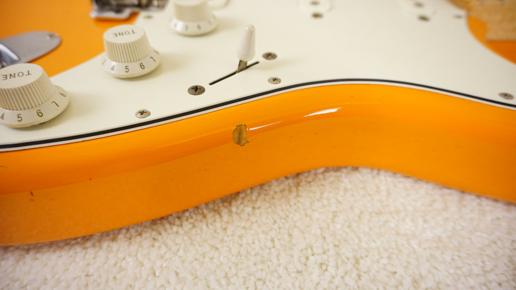 Fender Japan Stratocaster Orange - Maple Neck - 1997 - 2000