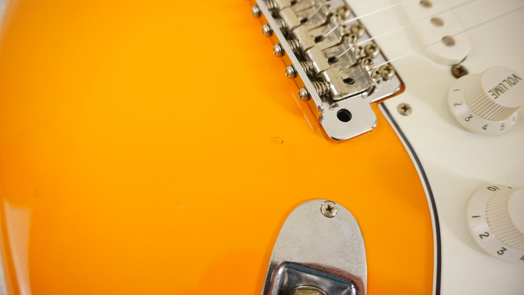 Fender Japan Stratocaster Orange - Maple Neck - 1997 - 2000