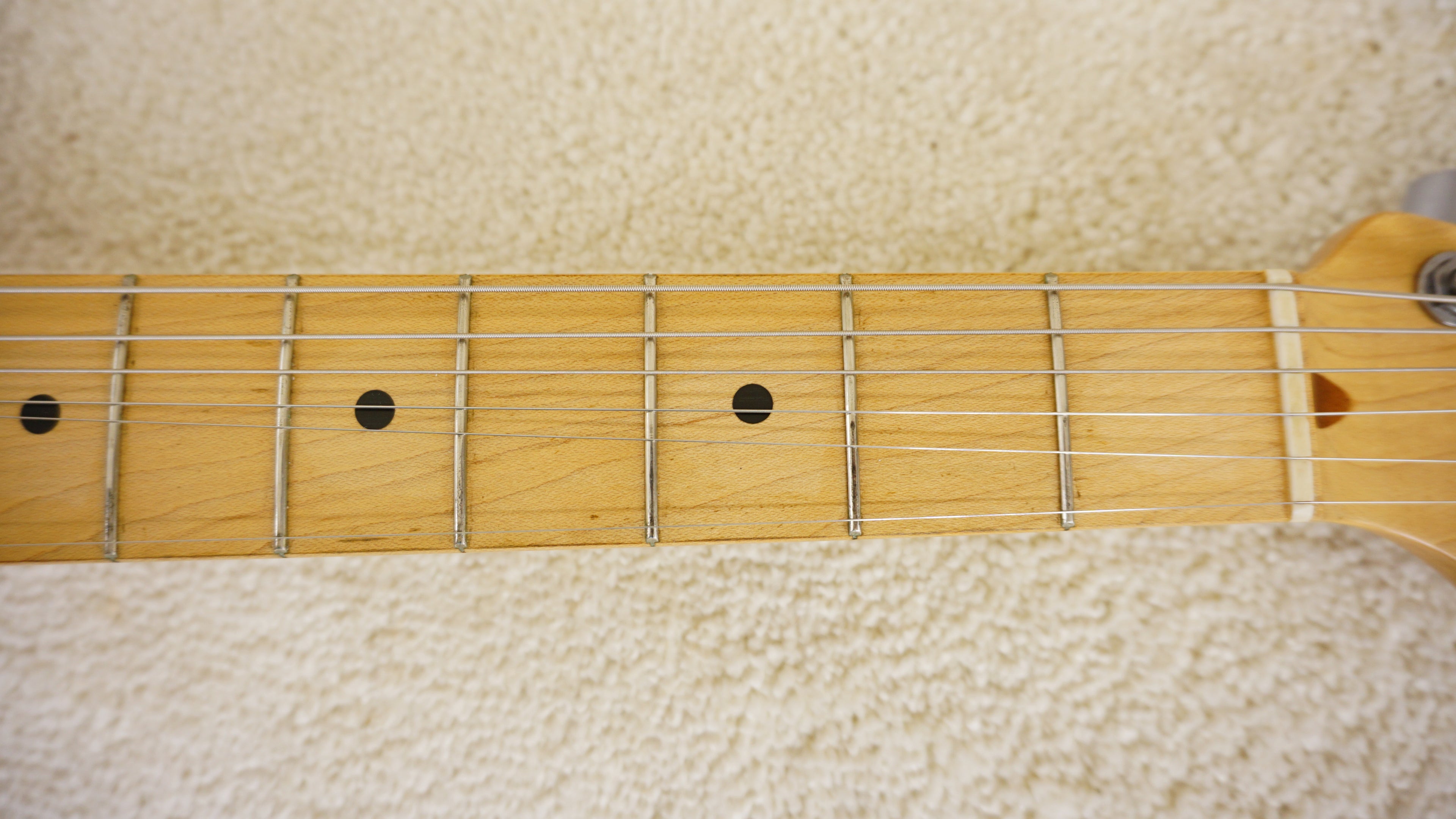 Fender Japan Stratocaster Orange - Maple Neck - 1997 - 2000