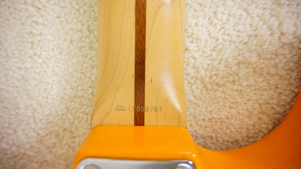 Fender Japan Stratocaster Orange - Maple Neck - 1997 - 2000