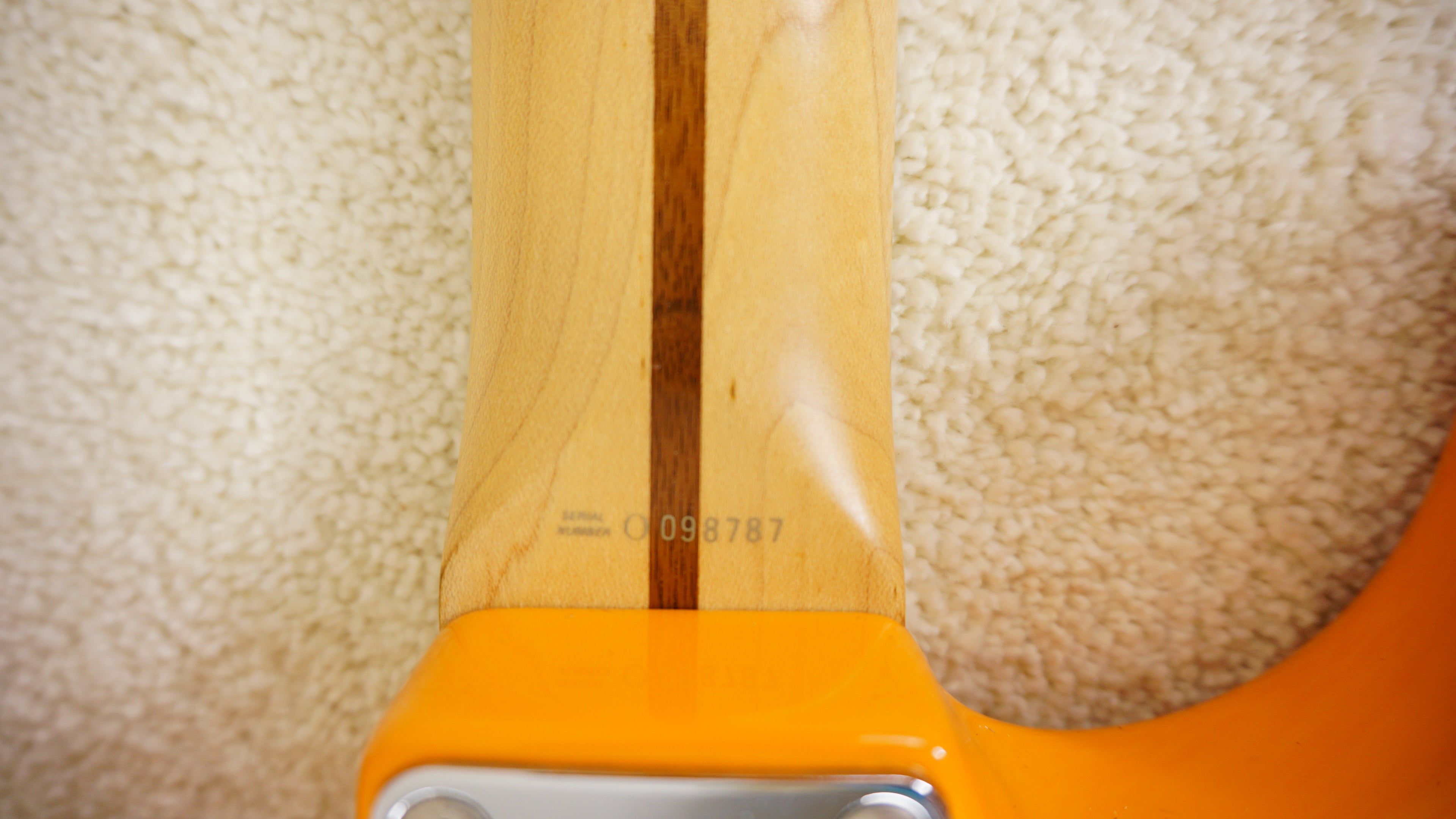 Fender Japan Stratocaster Orange - Maple Neck - 1997 - 2000