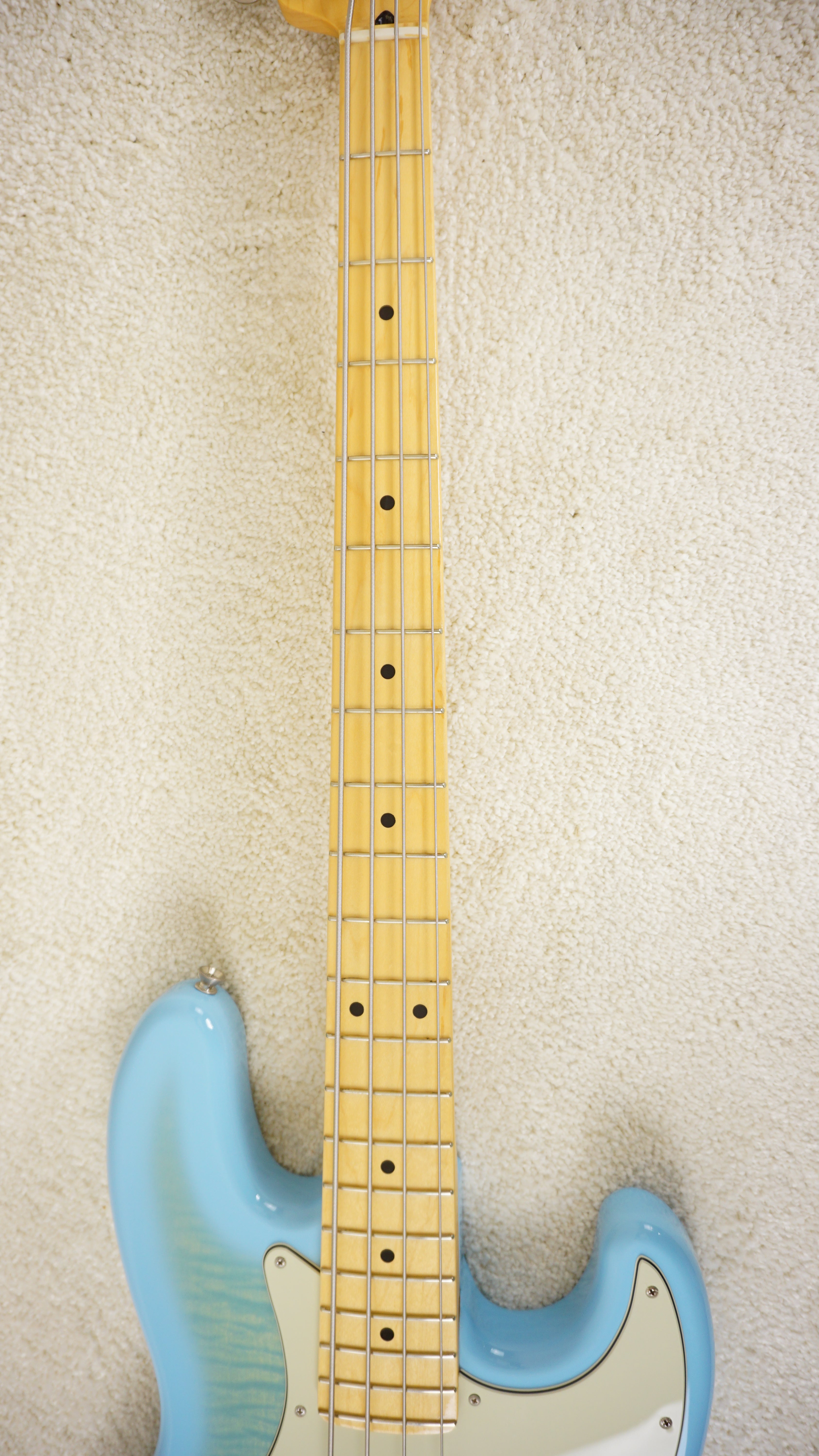 2024 Fender Japan Hybrid II Jazz Bass FMT Flame Celeste Blue Limited Edition