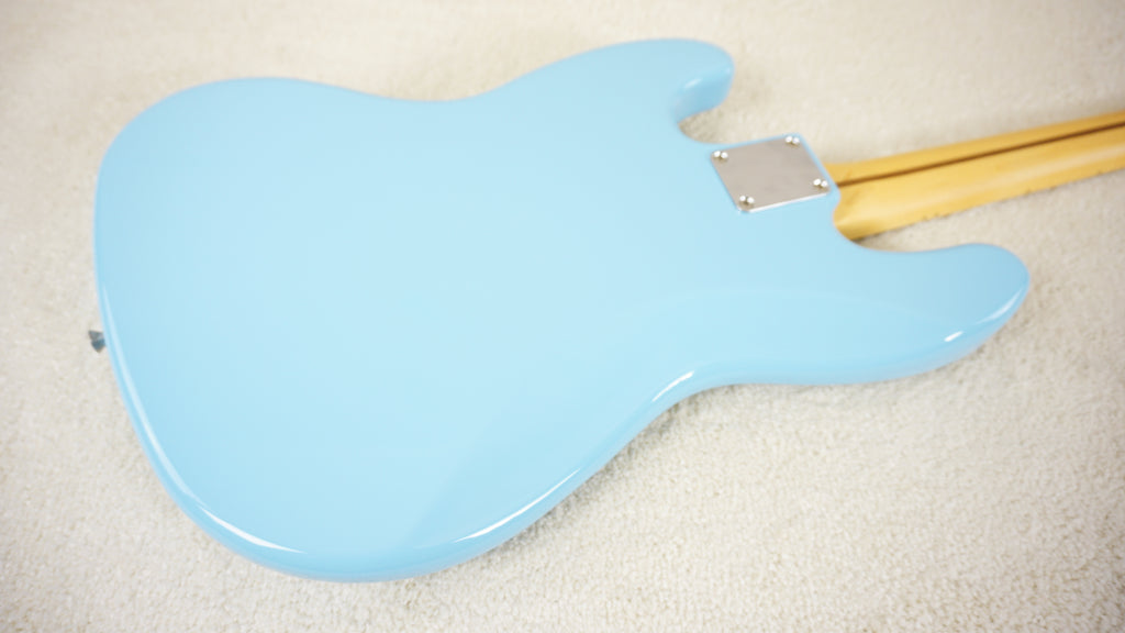 2024 Fender Japan Hybrid II Jazz Bass FMT Flame Celeste Blue Limited Edition