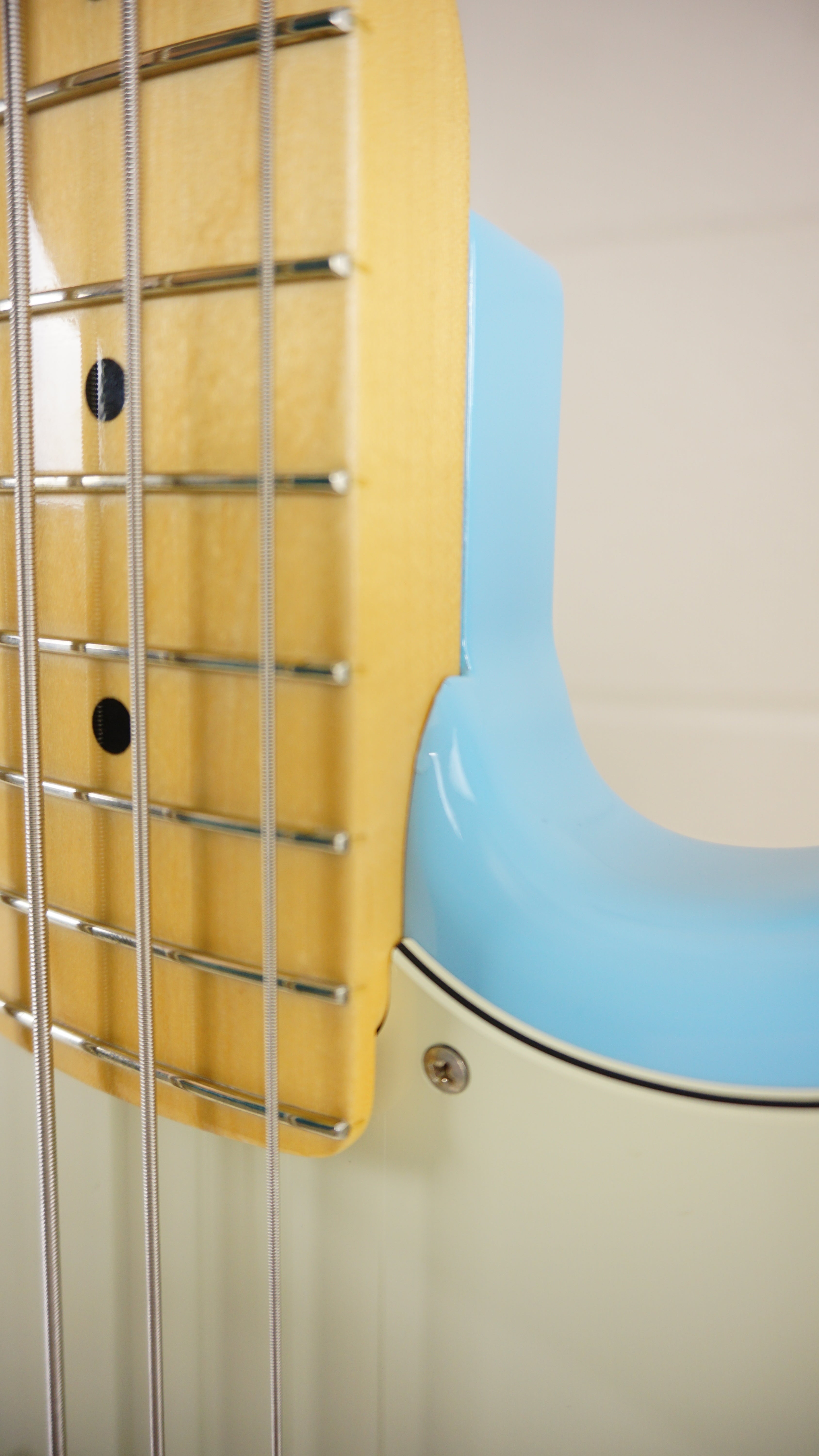 2024 Fender Japan Hybrid II Jazz Bass FMT Flame Celeste Blue Limited Edition