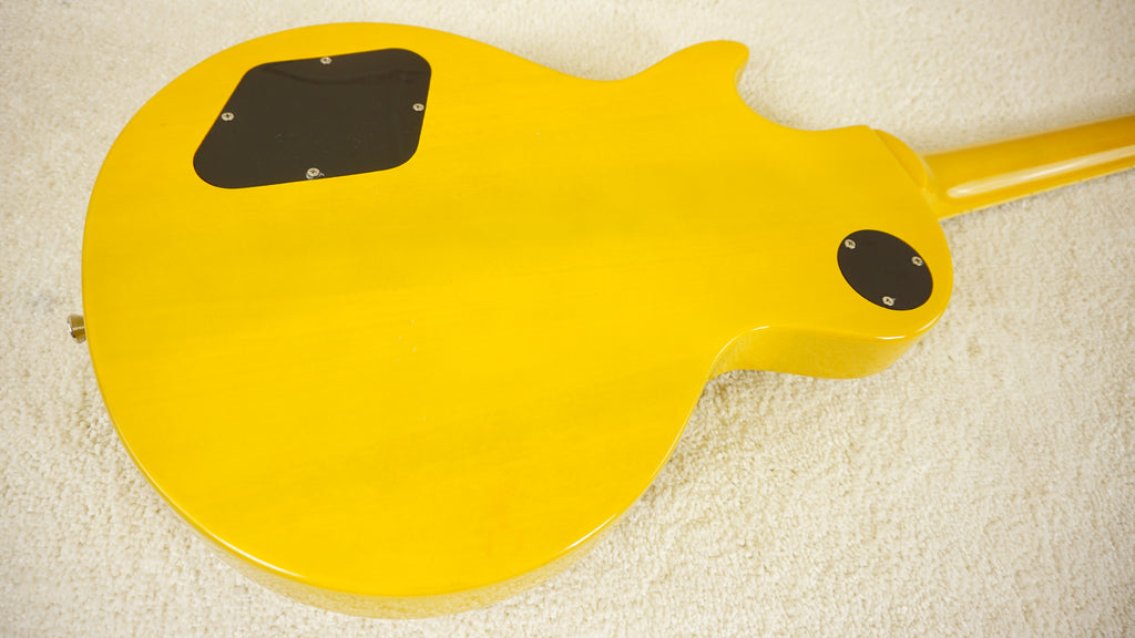 Blitz by Aria Pro II Leopard BLP-SPL TV Yellow P90 Electric Guitar