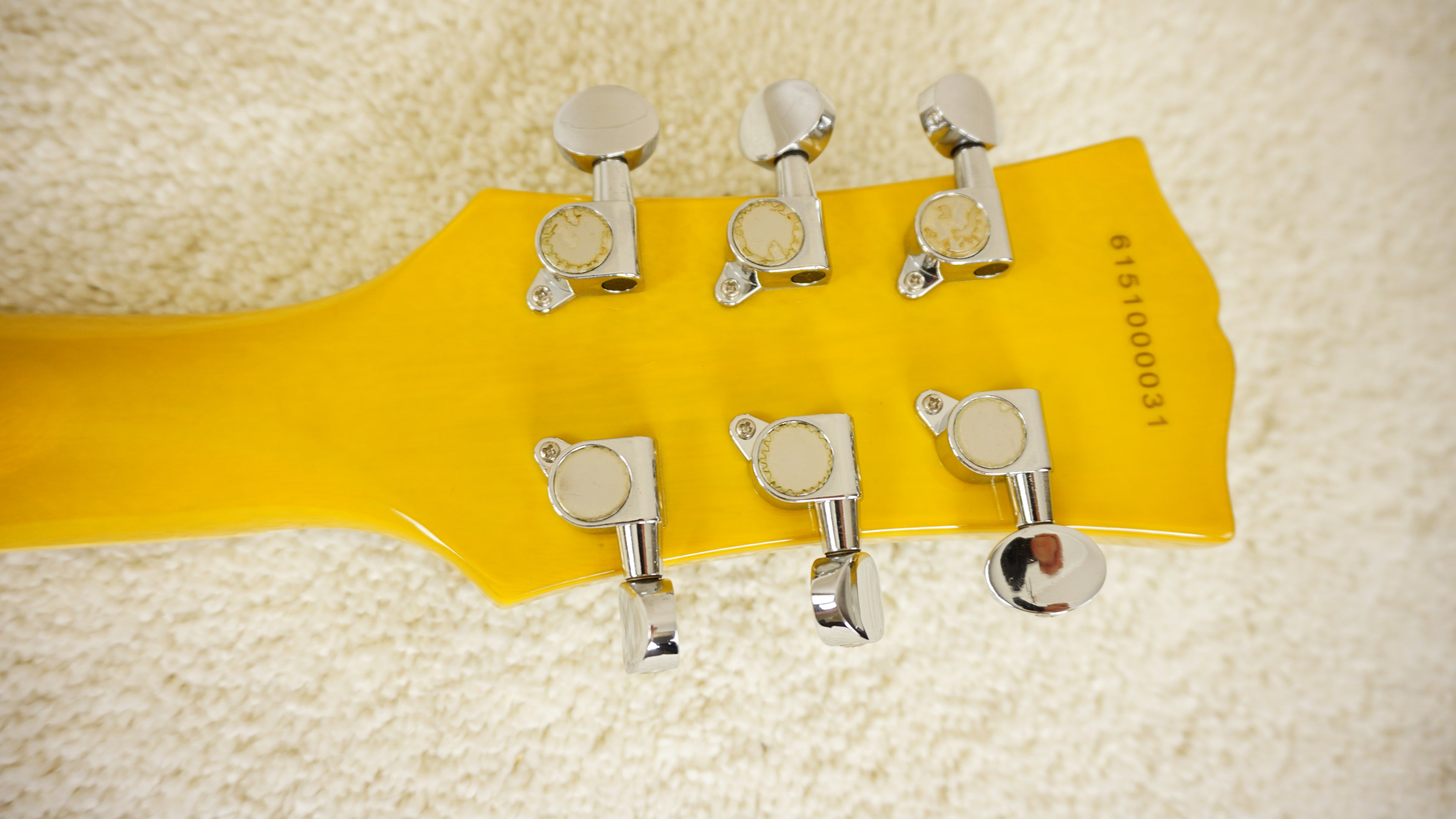 Blitz by Aria Pro II Leopard BLP-SPL TV Yellow P90 Electric Guitar