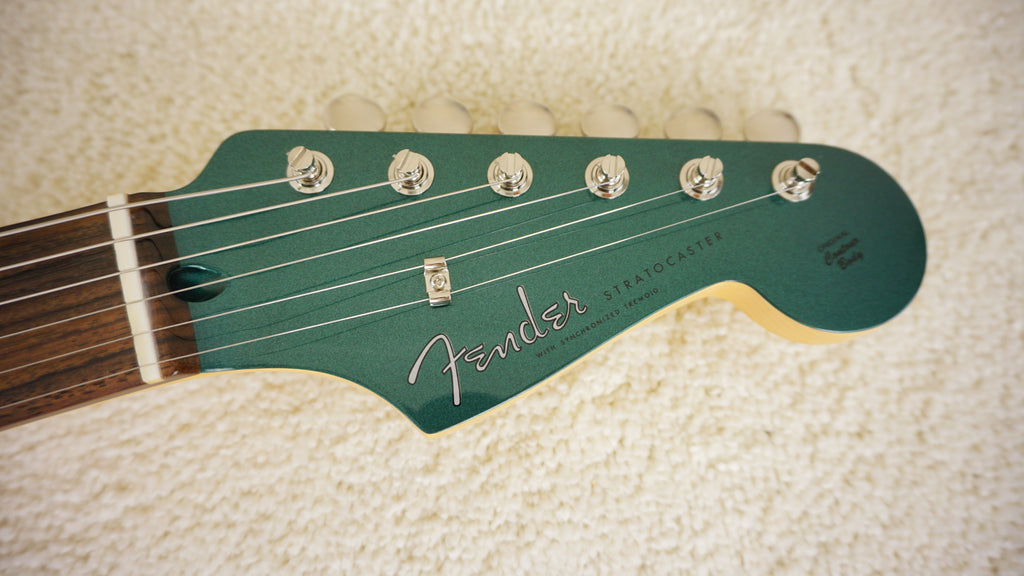 2026 Fender MIJ FSR Hybrid II Stratocaster Sherwood Green Matching Headstock