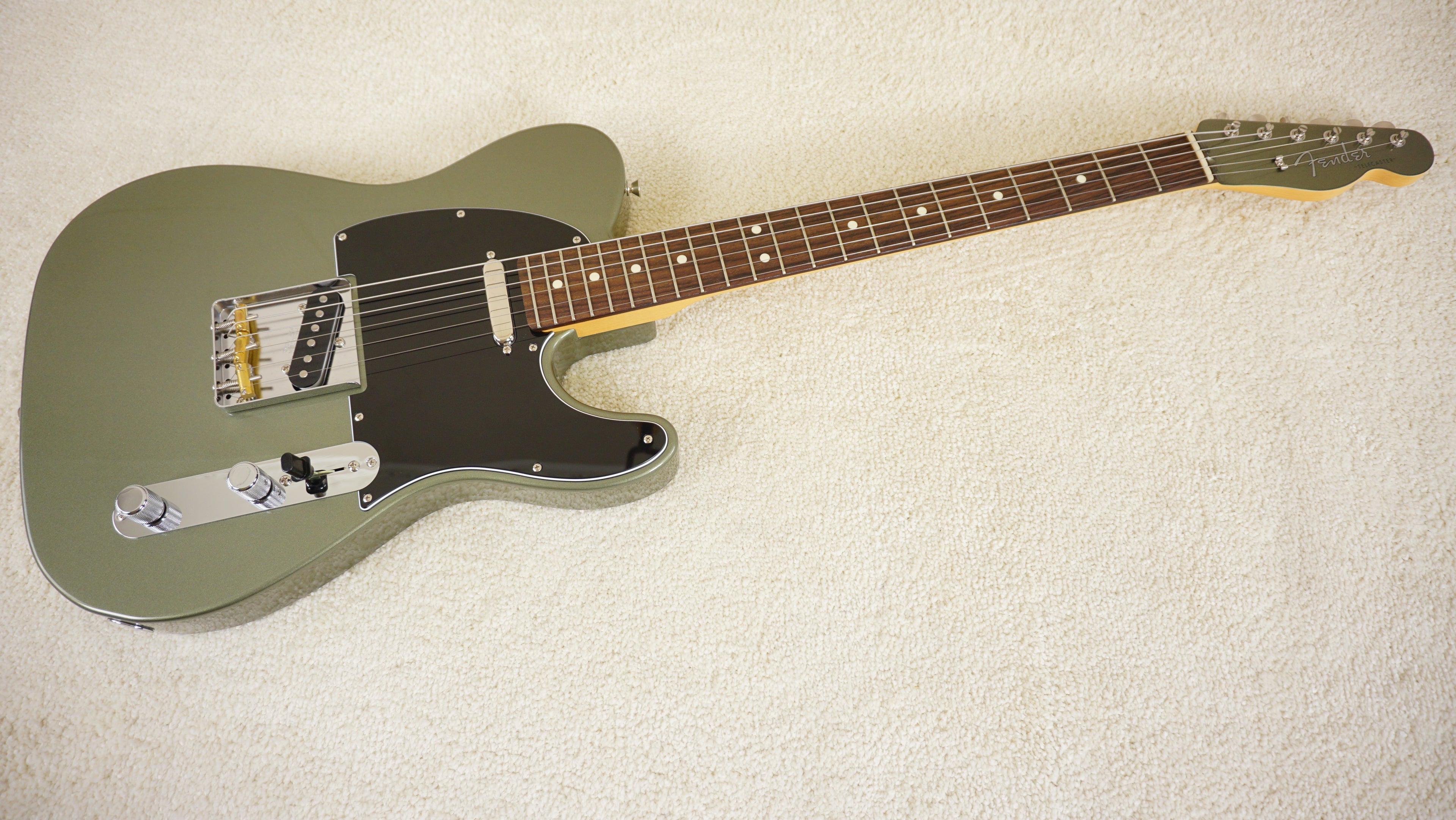 2024 Fender Japan Hybrid II Telecaster FSR Collection Jasper Olive Metallic
