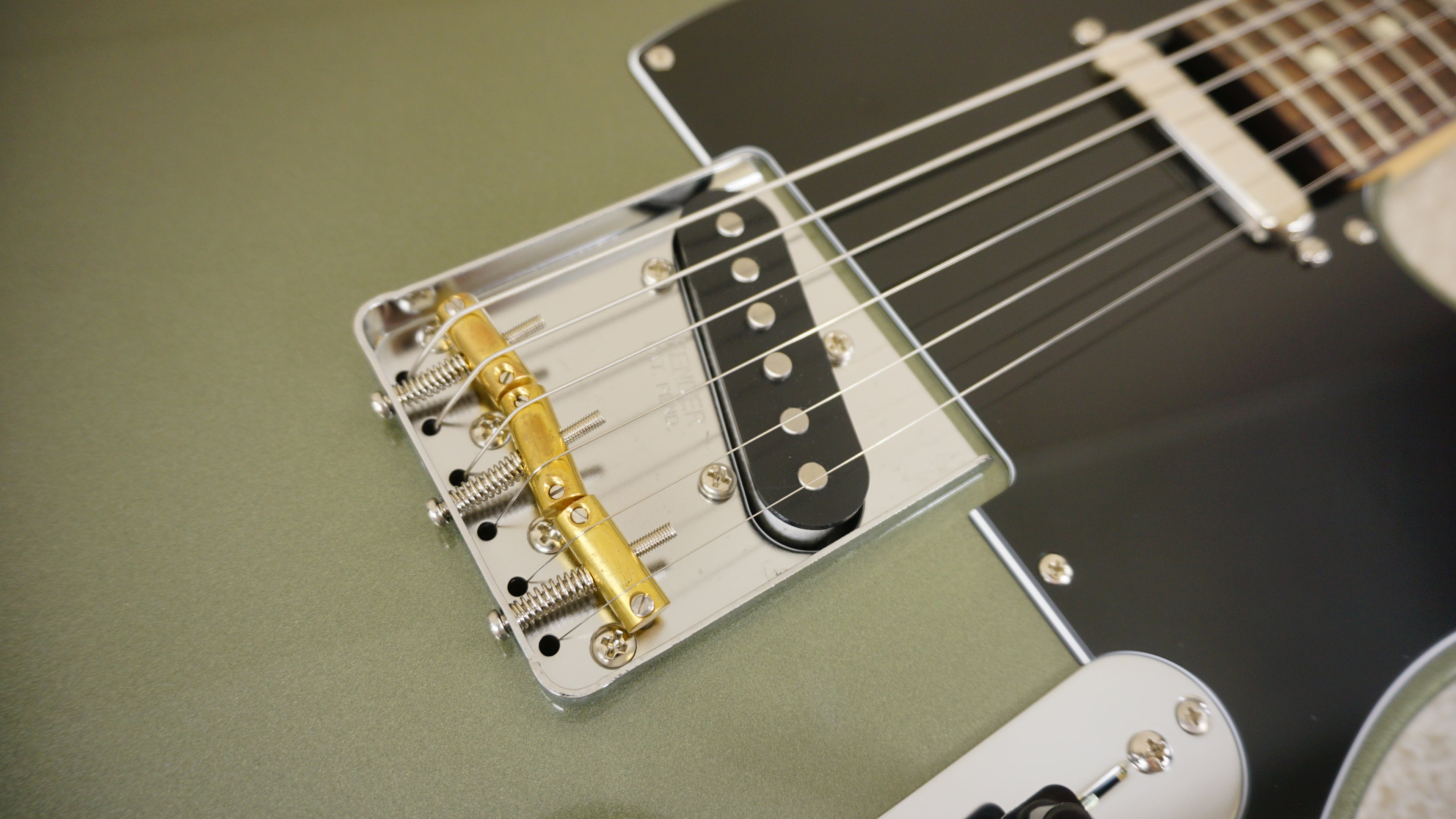 2024 Fender Japan Hybrid II Telecaster FSR Collection Jasper Olive Metallic