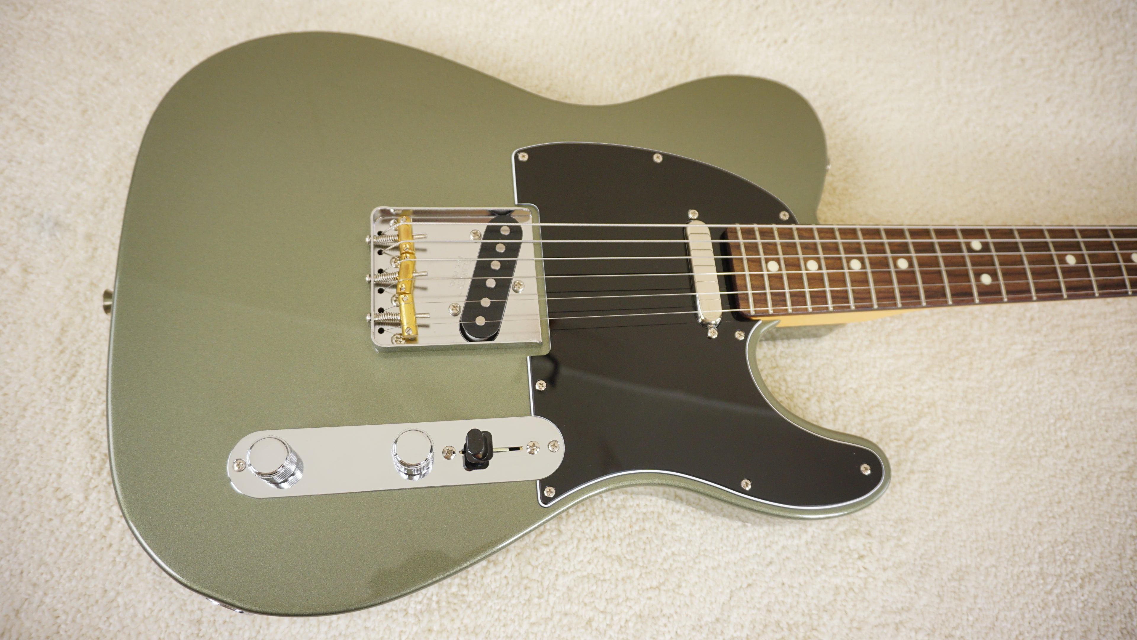2024 Fender Japan Hybrid II Telecaster FSR Collection Jasper Olive Metallic