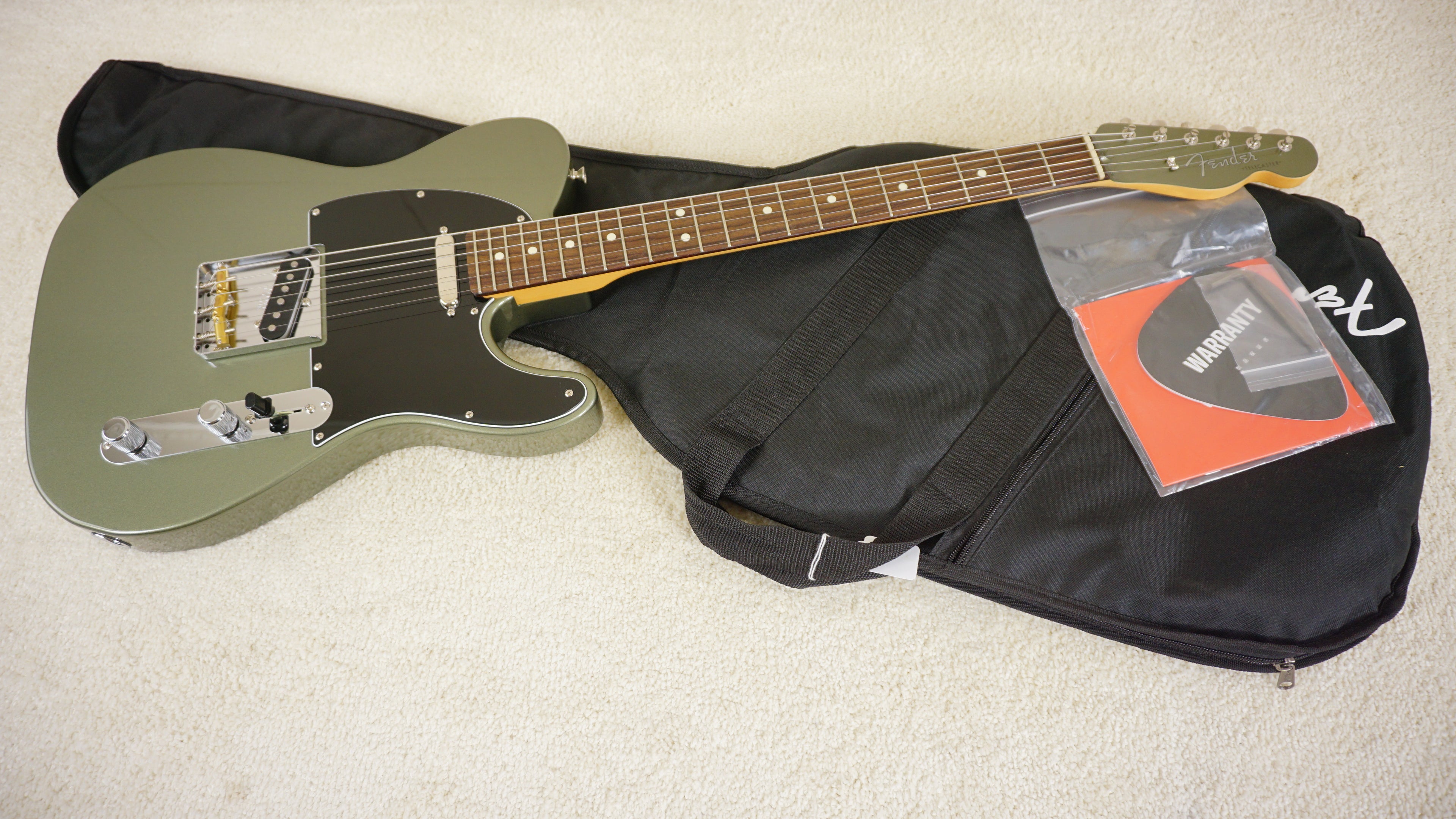 2024 Fender Japan Hybrid II Telecaster FSR Collection Jasper Olive Metallic