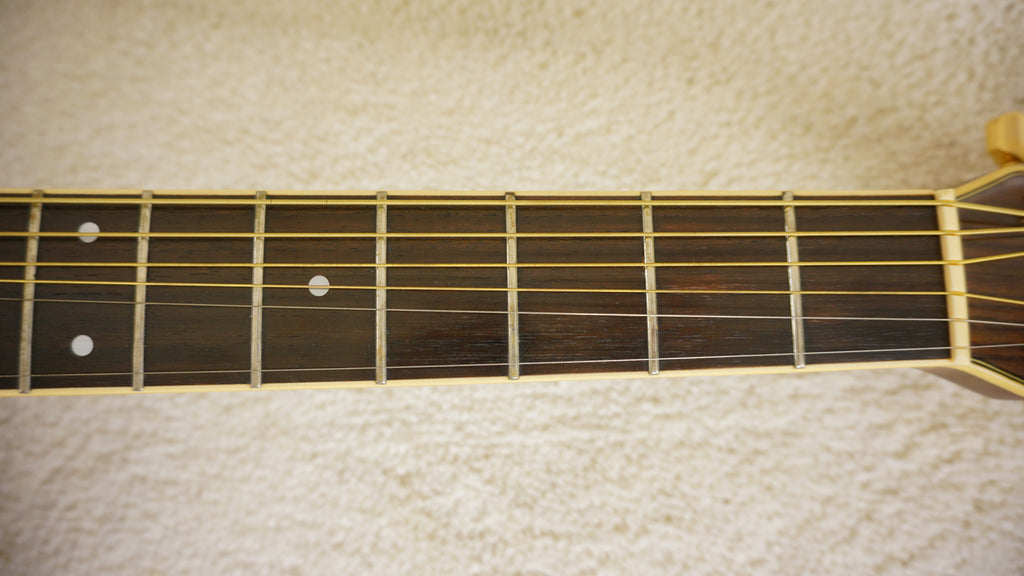 Morris KM-80 Japan Solid Mahogany & Rosewood Acoustic Guitar w/ Hard Case