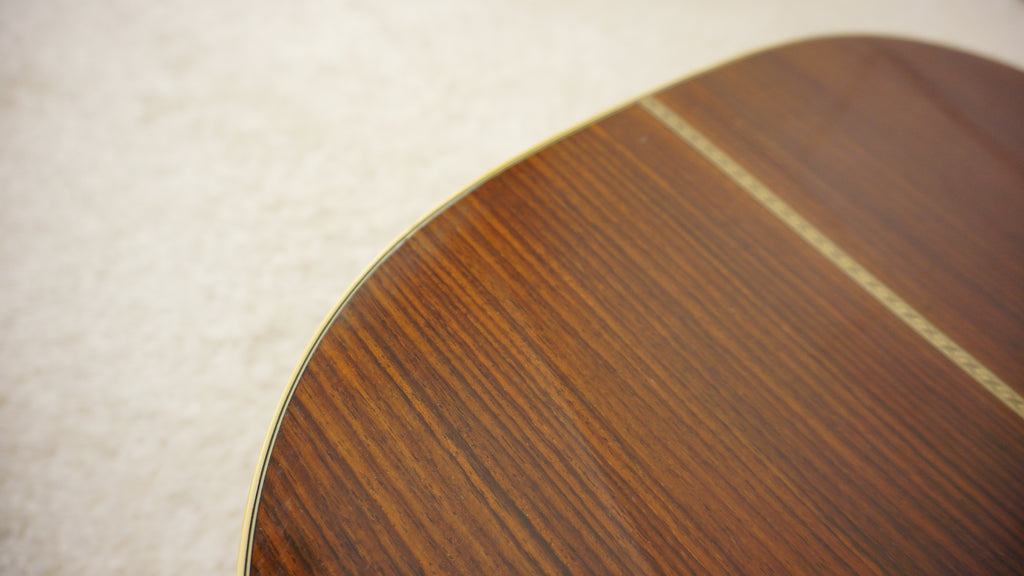 Morris KM-80 Japan Solid Mahogany & Rosewood Acoustic Guitar w/ Hard Case