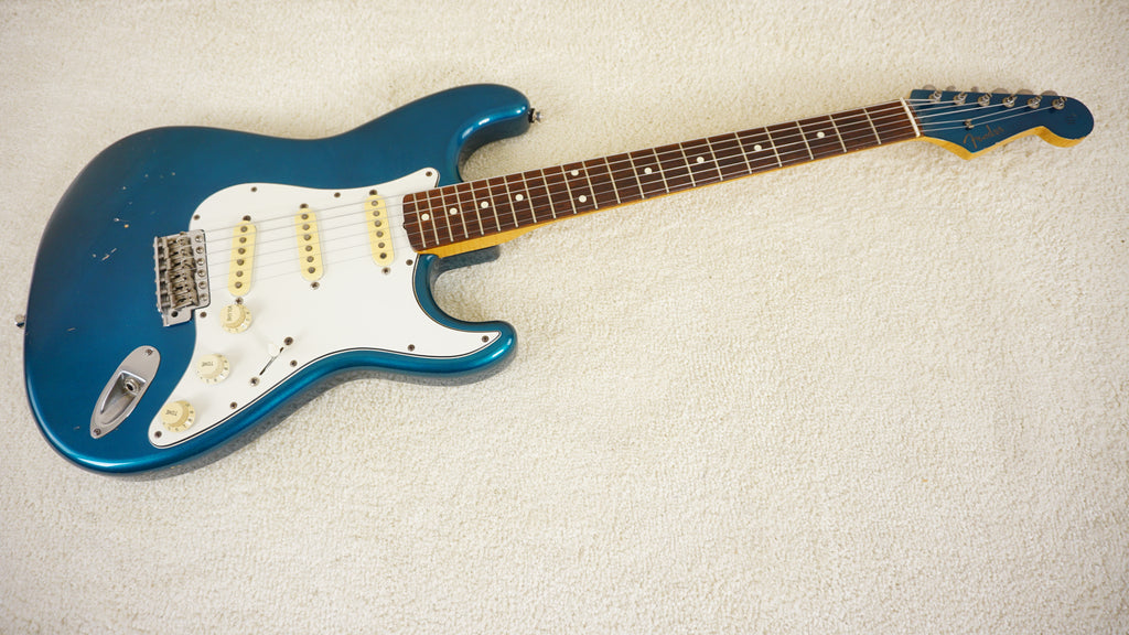 Fender Japan ST-62AS/H 40th Anniversary 1994 Lake Placid Blue Foto Flame