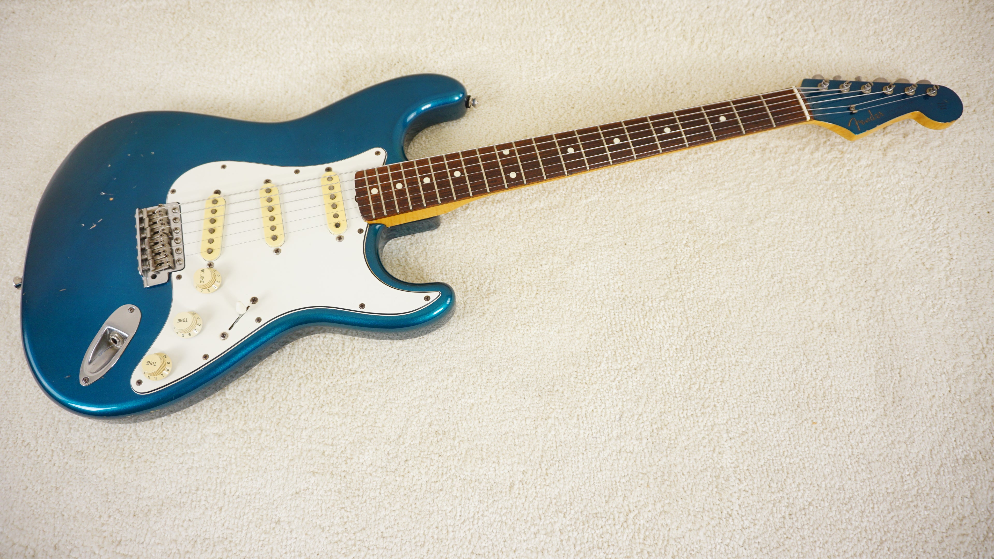Fender Japan ST-62AS/H 40th Anniversary 1994 Lake Placid Blue Foto Flame